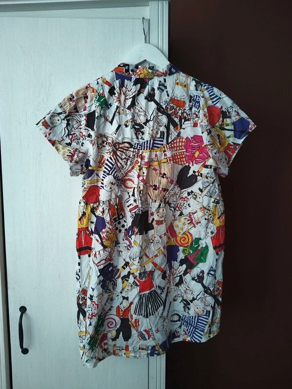 Moschino × Vintage Moschino Jeans tunic blouse dress Size L / US 10 / IT 46 - 3 Thumbnail