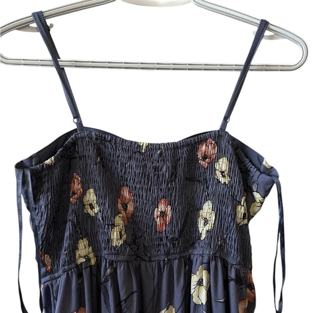 Designer Floral Print Jumpsuit with Sweetheart Neckline Size 28" / US 6 / IT 42 - 3 Thumbnail