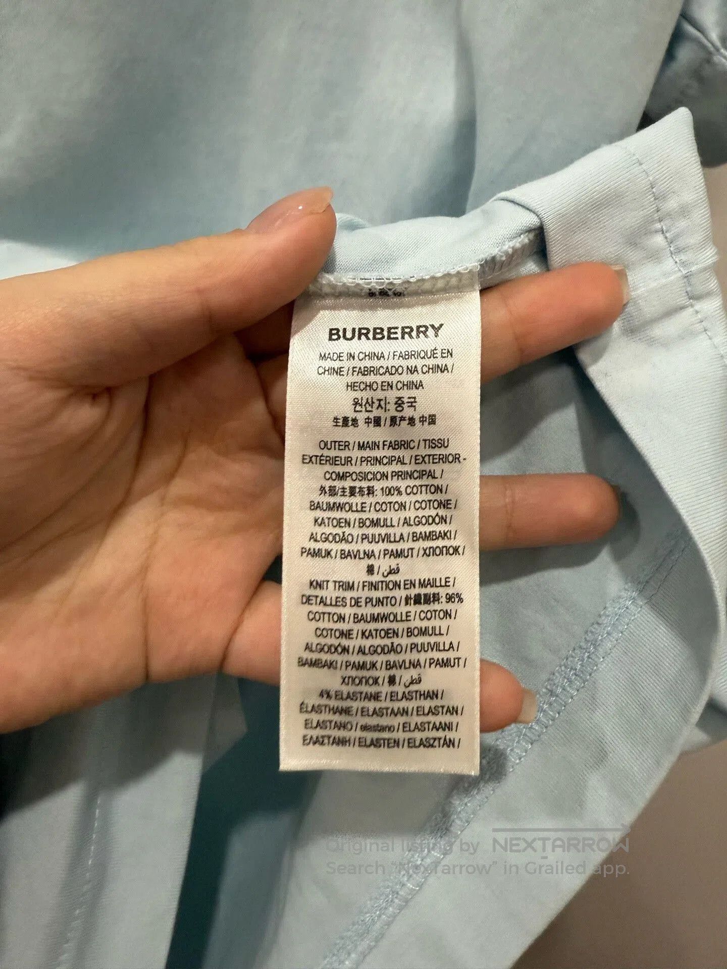 Burberry Burberry Short Sleeve Tee L. Size US L / EU 52-54 / 3 - 3 Thumbnail