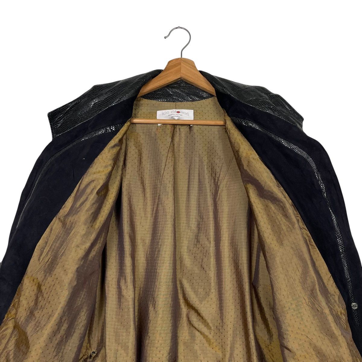 Other Les Etoiles Germany Design Leather Jacket Size L / US 10 / IT 46 - 12 Thumbnail