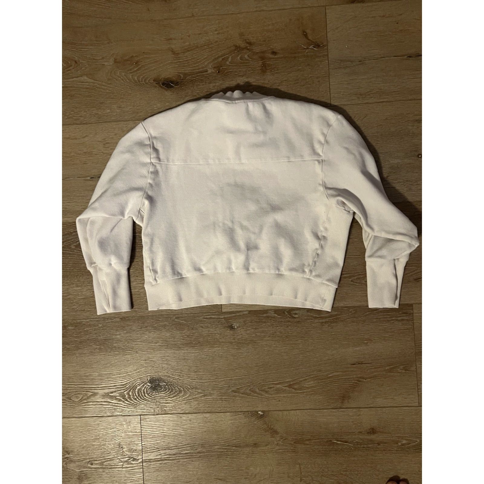 Varley VINTAGE Varley by Antrhopologie Womens Ivory Pullover Sweatshirt XS Size XS / US 0-2 / IT 36-38 - 2 Thumbnail
