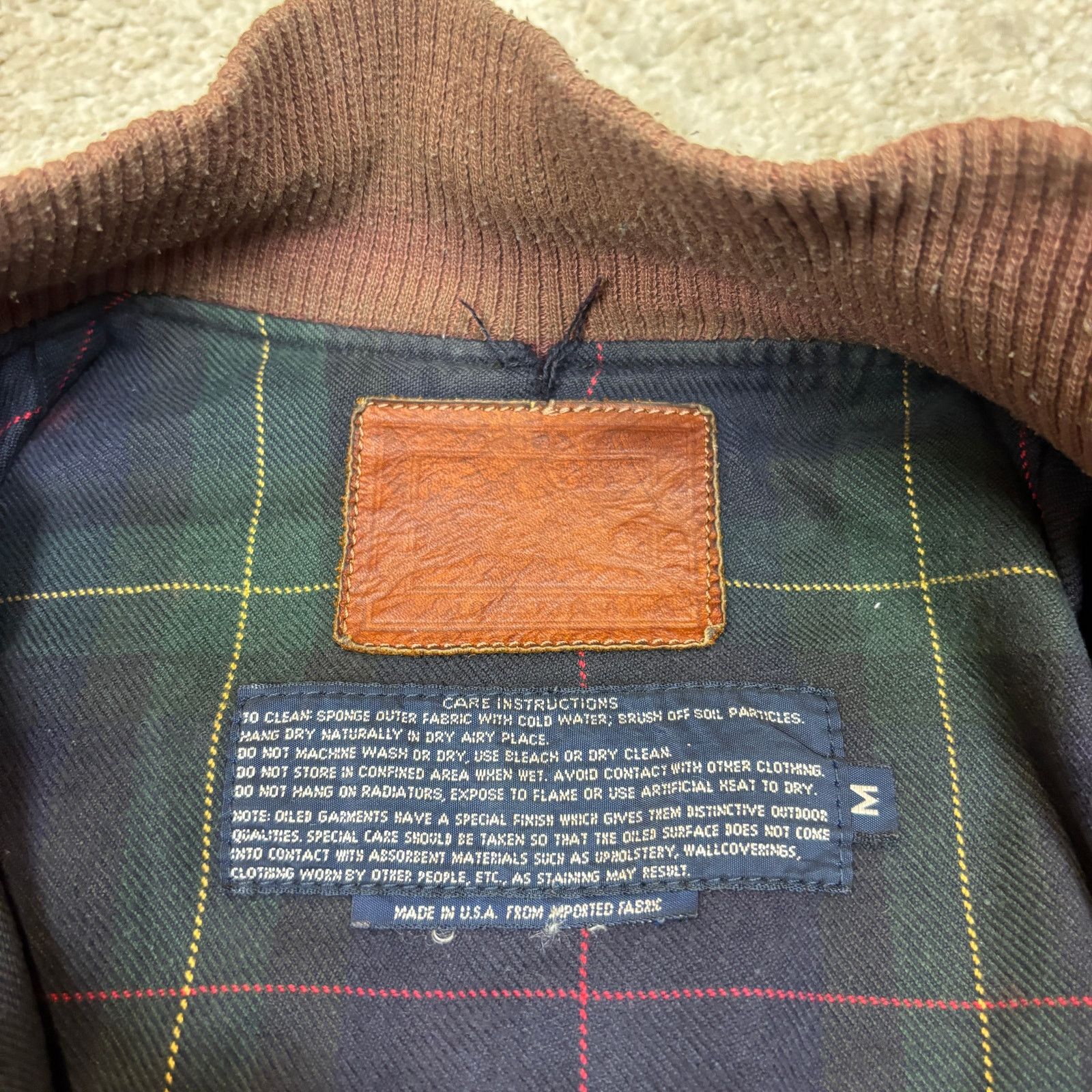 Polo Ralph Lauren 90s Polo Ralph Lauren Equestrian Waxed Oiled A-1 Bomber M Size US M / EU 48-50 / 2 - 4 Thumbnail