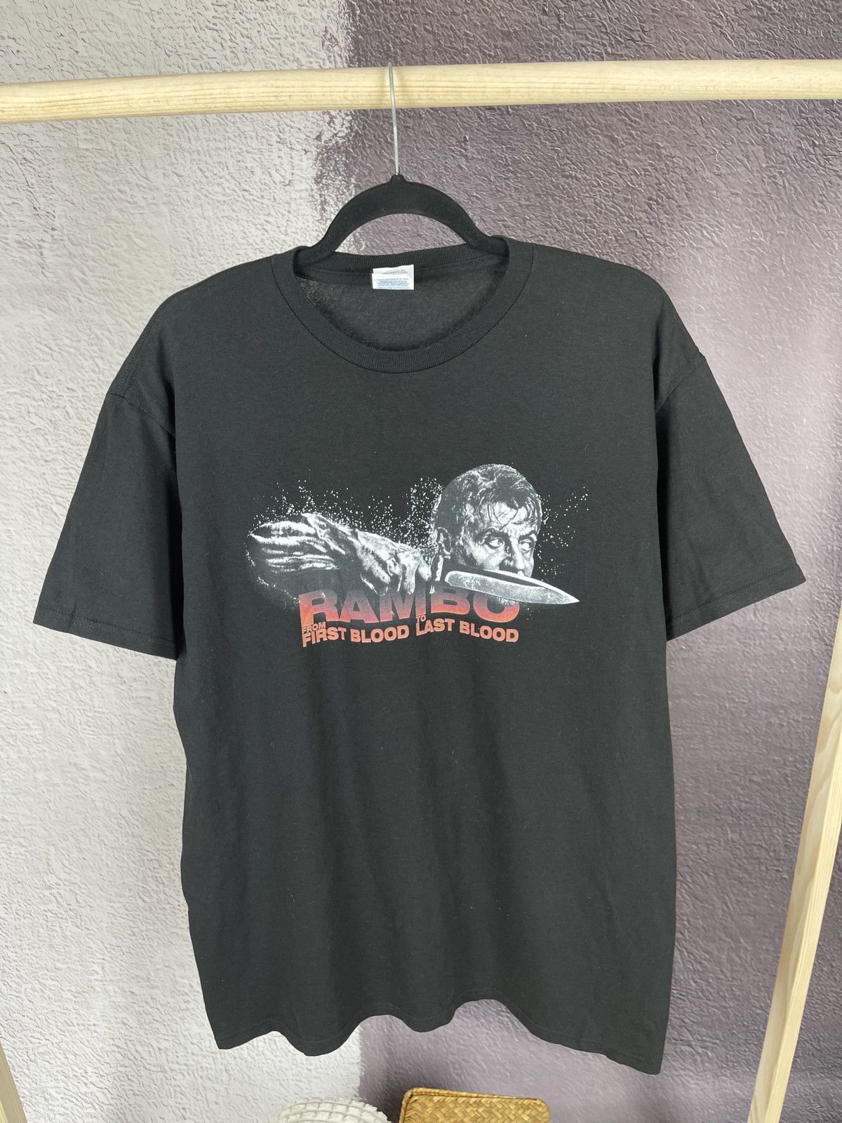 Delta Delta vintage y2k Rambo from first blood to last blood tee Size US L / EU 52-54 / 3 - 2 Thumbnail