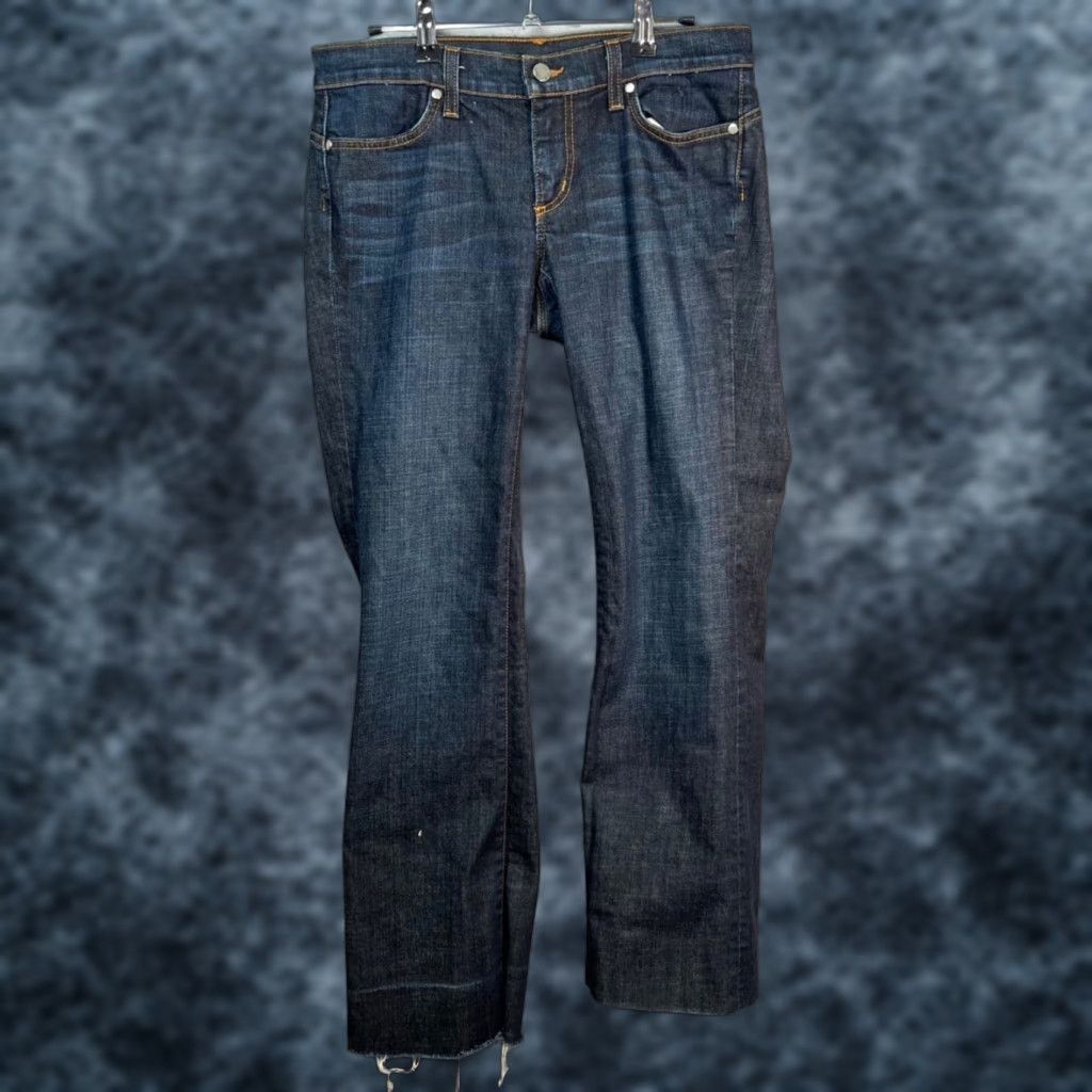 Vintage We The People Womens Jeans Bootcut 5-Pocket Design Dark Wash Size 29 Blue Denim Stretch Cotton Lycra Size 29" - 1 Thumbnail