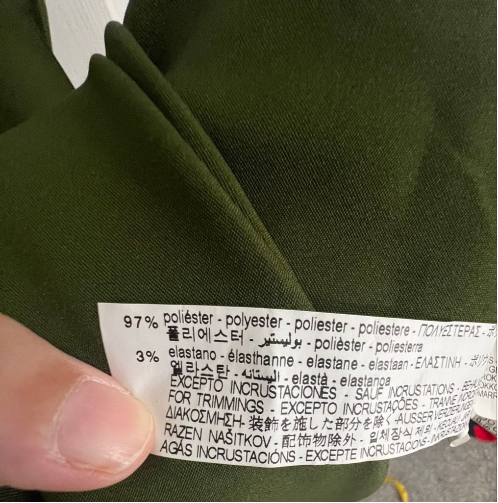 Zara ZARA Green Satin Long Dress With Rhinestone Spaghetti Straps Size XS / US 0-2 / IT 36-38 - 6 Thumbnail