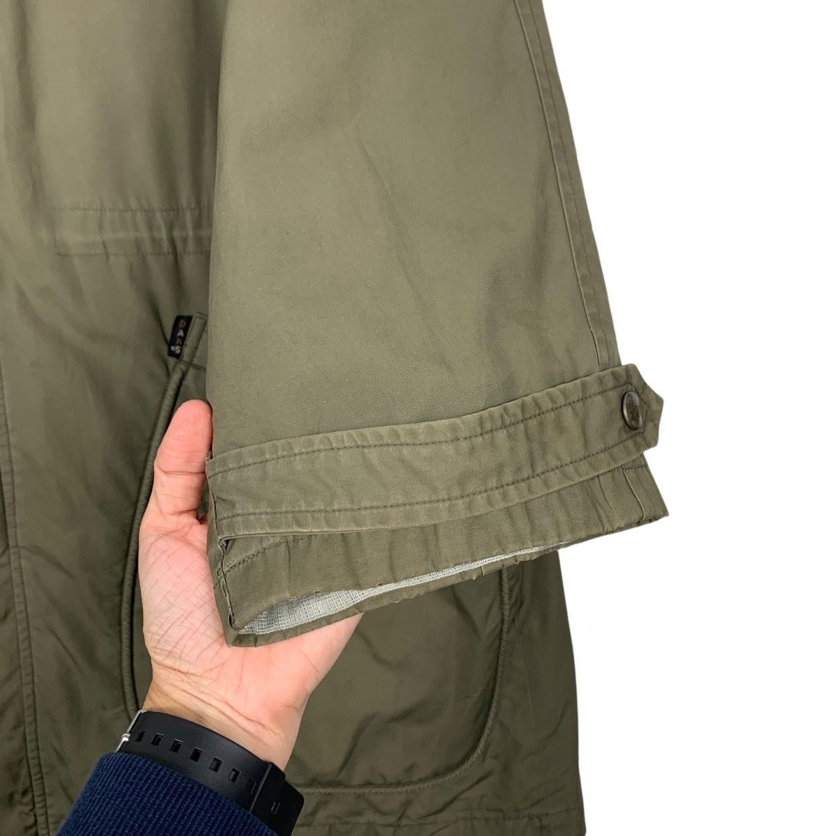DAKS DAKS ENGLAND Olive Green Parka Jacket #2283-C101 Size US L / EU 52-54 / 3 - 14 Thumbnail
