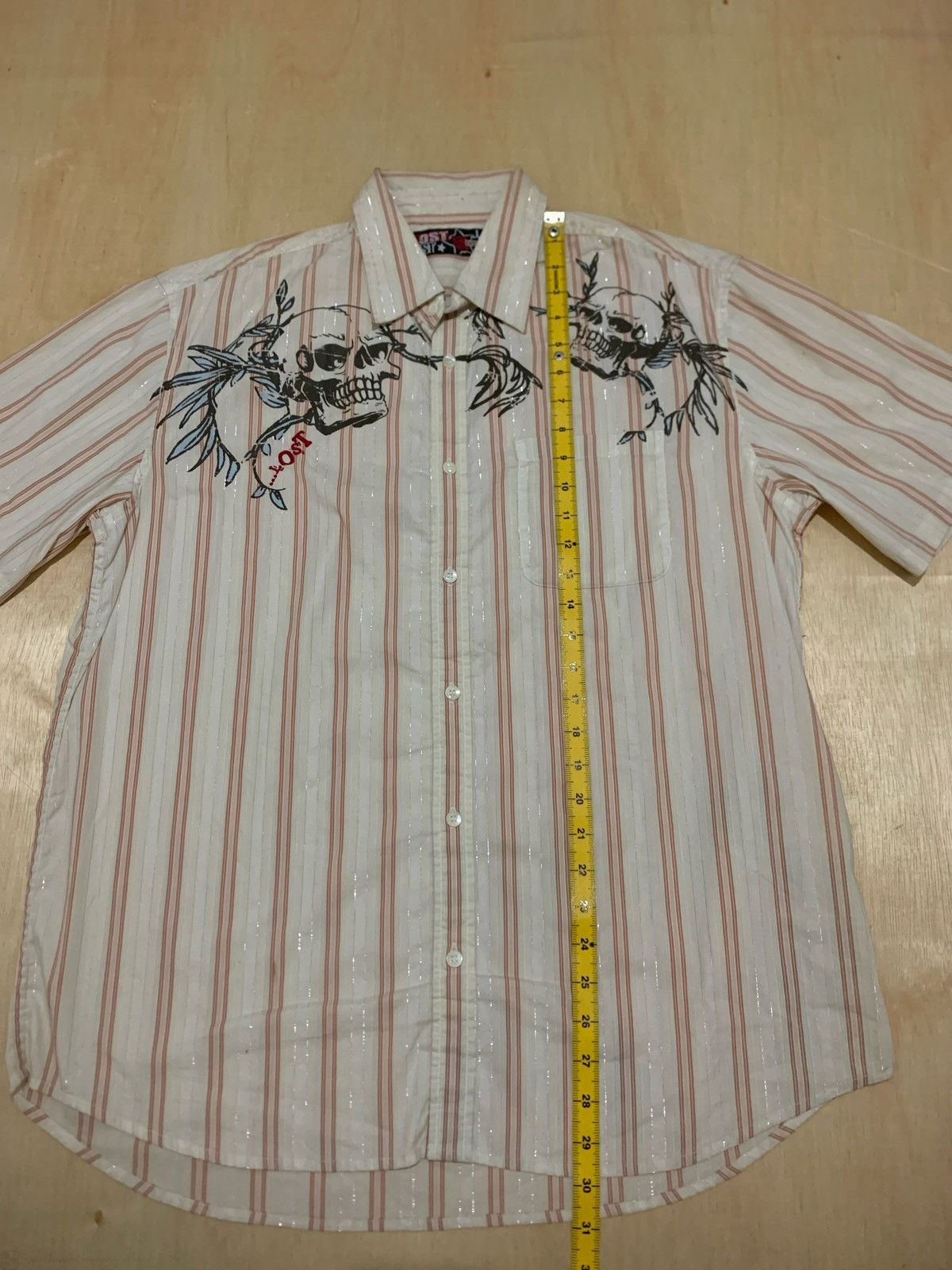 Hysteric Glamour × If Six Was Nine × Japanese Brand Y2k Lost Enterprises Skull Shirt Punk Style Size US XL / EU 56 / 4 - 9 Thumbnail