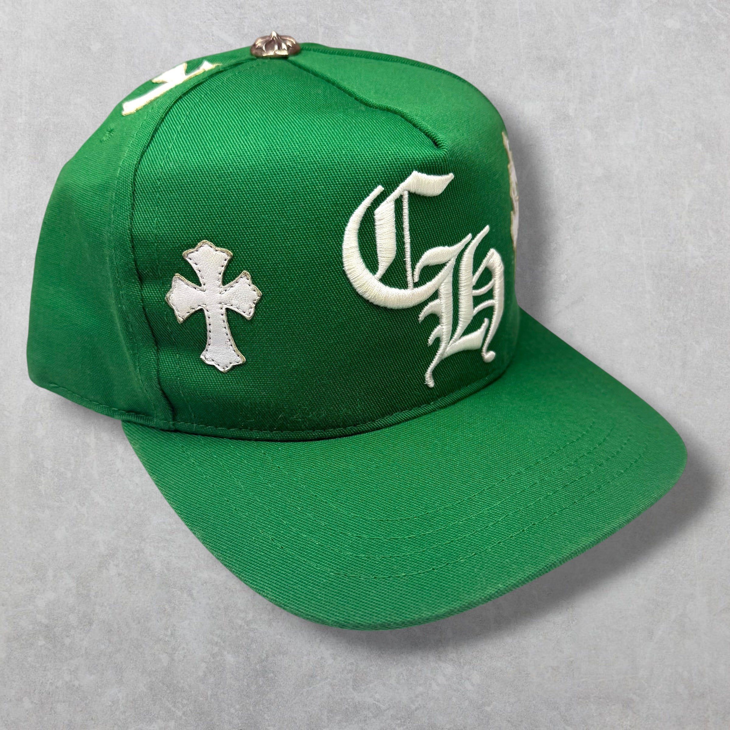 Chrome Hearts Chrome Hearts Cross Patch White/Green Hat Size ONE SIZE - 2 Thumbnail