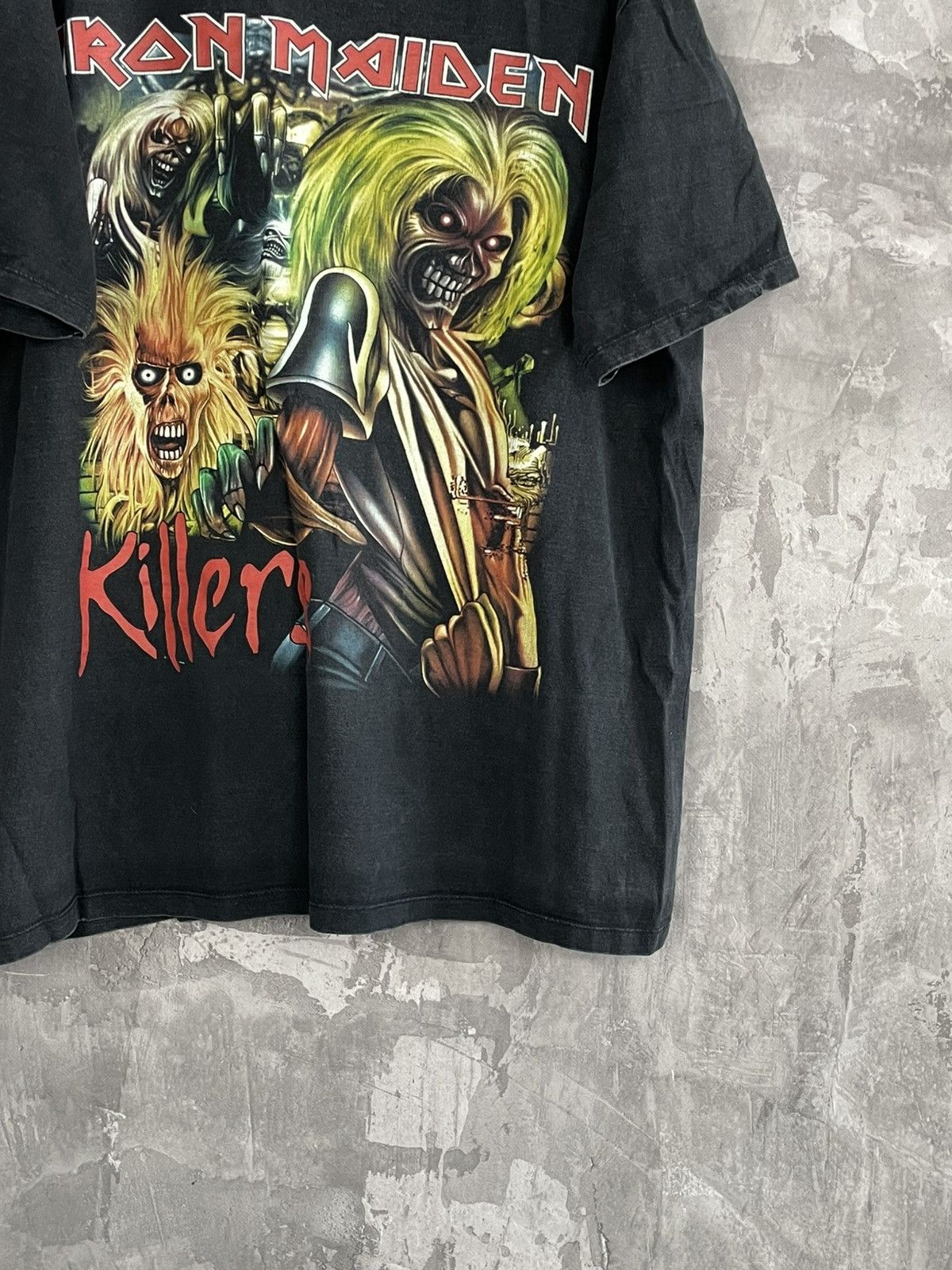 Vintage Iron Maiden Vintage Grunge Vibe Rock t-shirt Size US XL / EU 56 / 4 - 6 Thumbnail