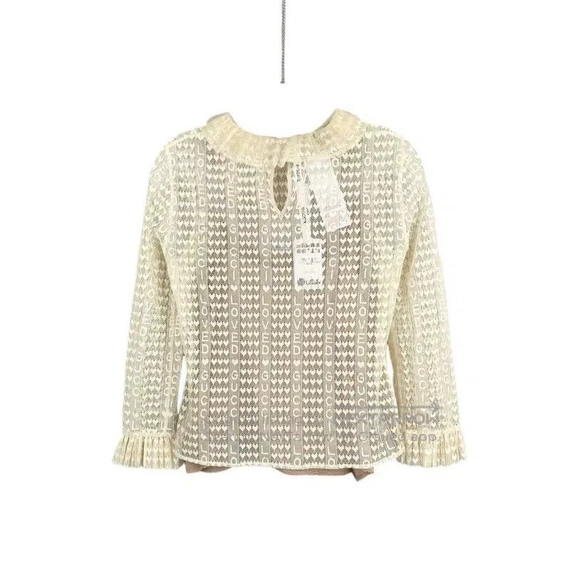 Gucci Gucci Valentine's Day limited edition lace doll collar shi Size XS / US 0-2 / IT 36-38 - 2 Thumbnail
