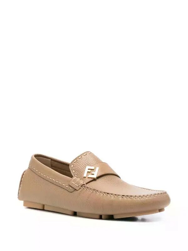 Fendi o1s1wg110426 Driver Loafers in Brown Size US 11 / EU 44 - 2 Thumbnail