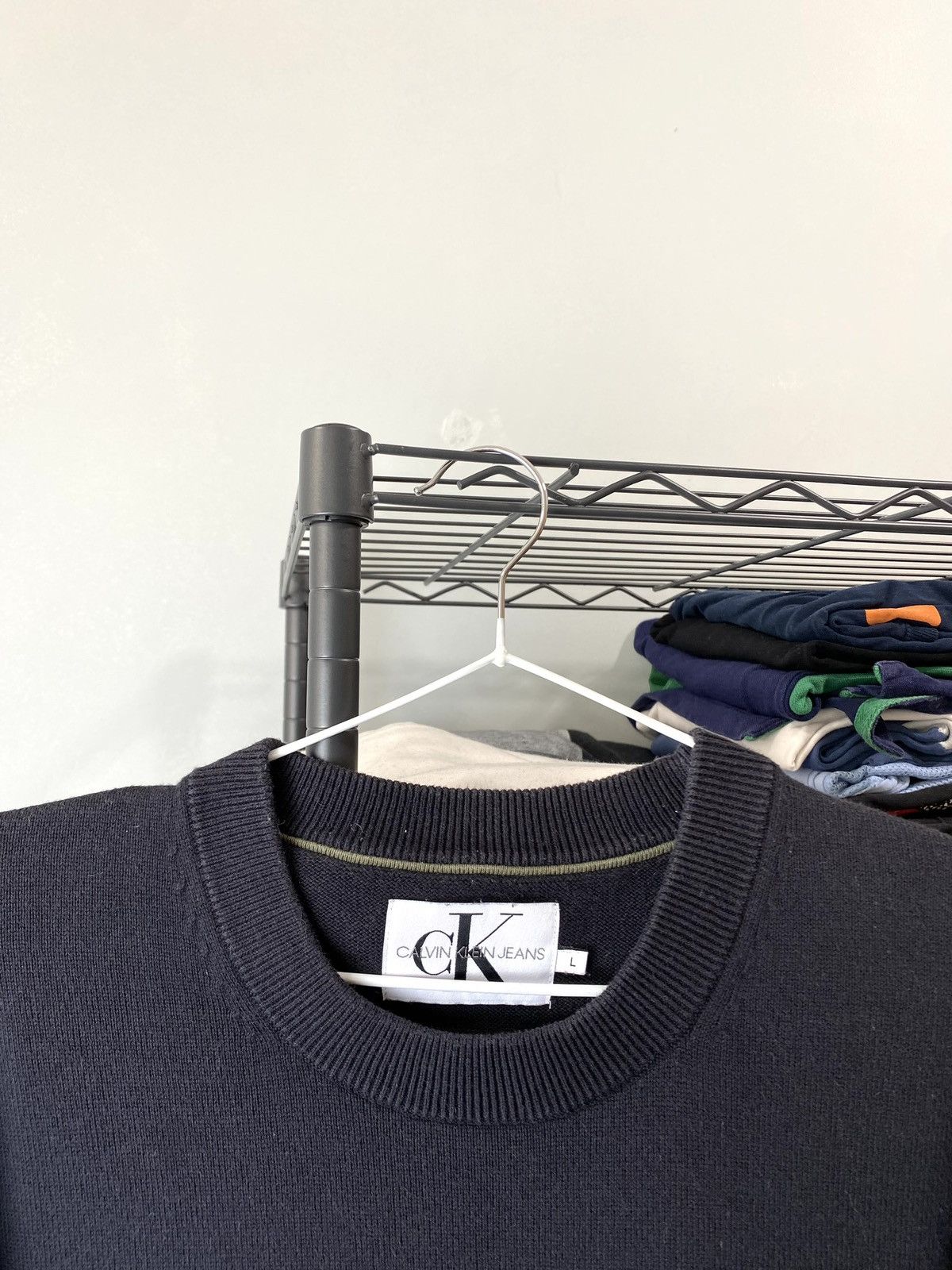 Calvin Klein Archive Calvin Klein Knit Sweater Sweatshirt Size US L / EU 52-54 / 3 - 5 Thumbnail