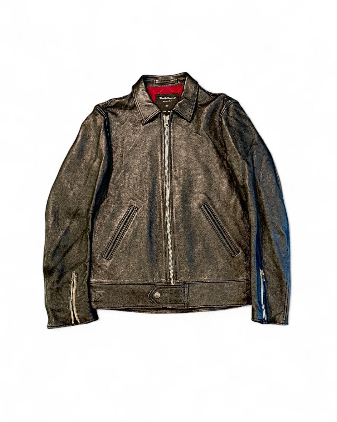 Addict Clothes Japan Addict x Deus Ex Machina AD-01 Sheep Leather Jacket Size US S / EU 44-46 / 1 - 1 Thumbnail