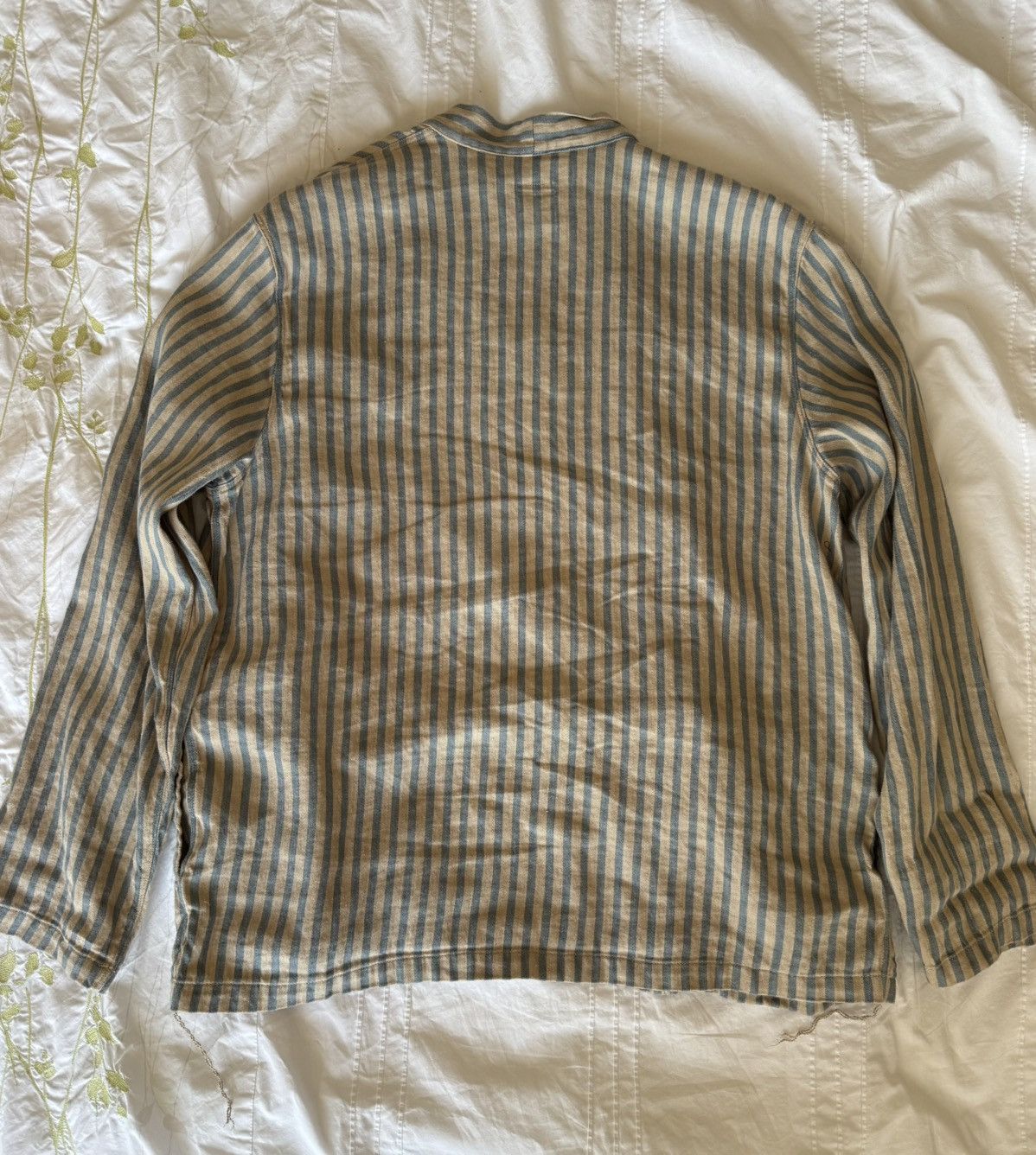 Kapital Kapital Linen Blues Hickoree Kakashi Shirt Size US XL / EU 56 / 4 - 2 Thumbnail