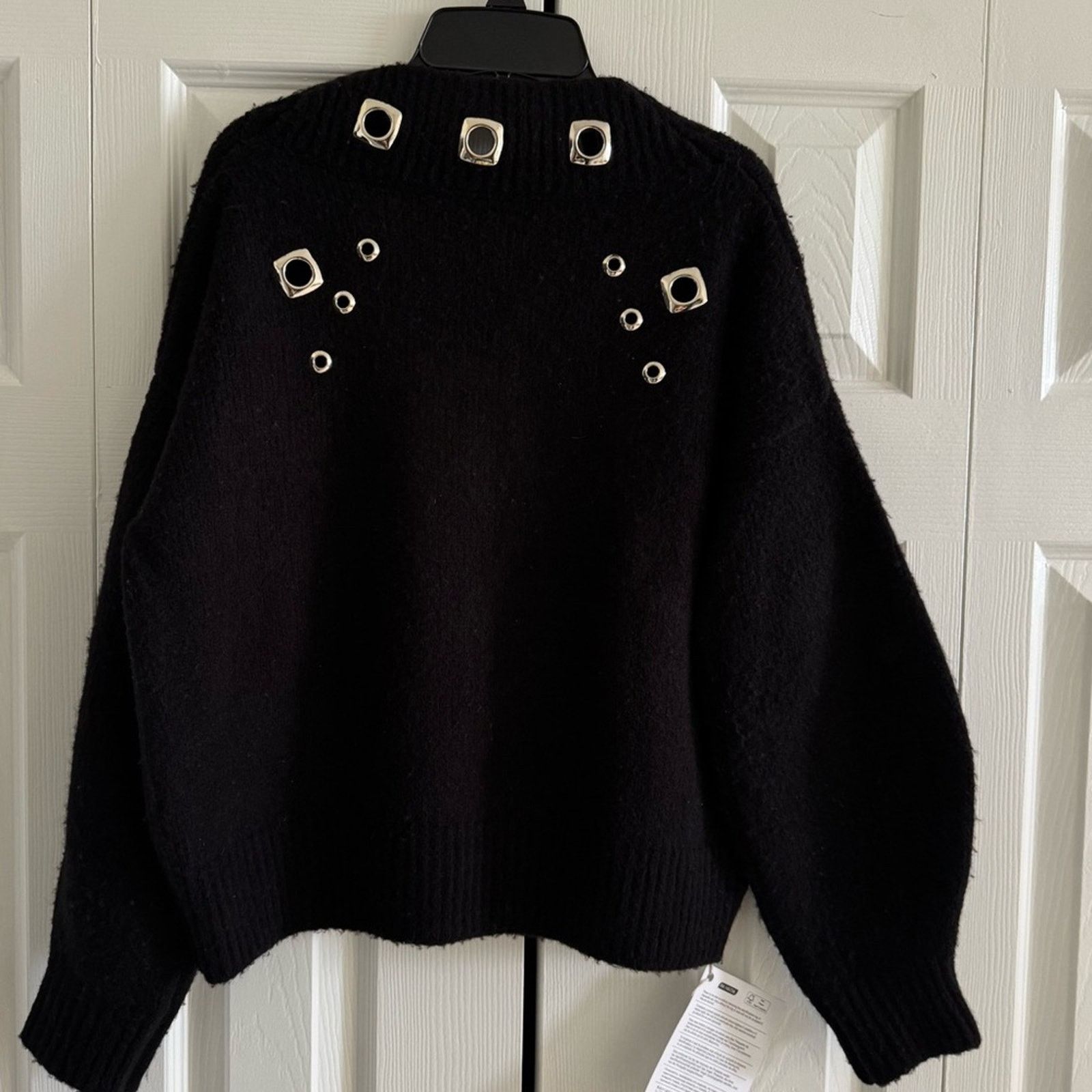 Pinko NWT! PINKO Boxy Pullover Black, Size S, MSRP. $357 Size S / US 4 / IT 40 - 8 Thumbnail