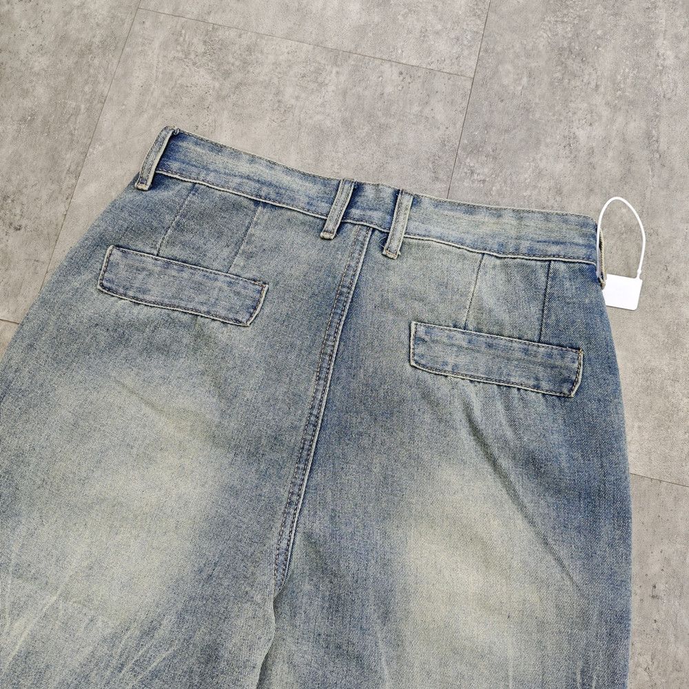 Japanese Brand × Vintage Baggy Vintage blue pleated jeans Size US 31 - 5 Thumbnail