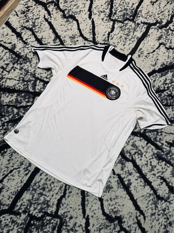 Adidas Adidas German national team vintage white black XXL jersey Size US XXL / EU 58 / 5 - 2 Thumbnail