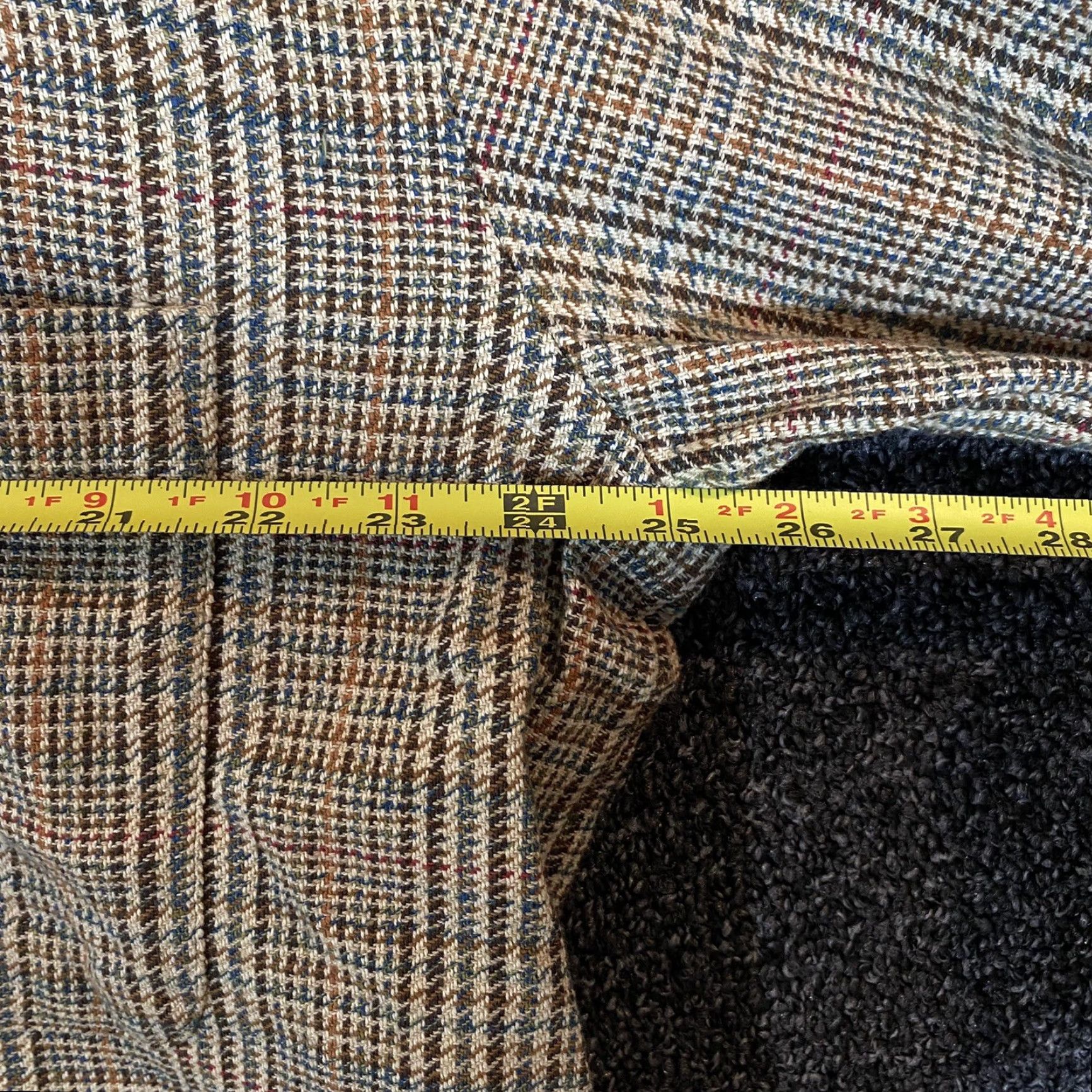 Nautica VINTAGE Nautica Shirt Mens Large Brown Check Long Sleeve Button Down Shirt - 90s, Regular Fit, Cotton, Collared, Button-Up, Classic 3-4 Season Size 42R - 7 Thumbnail