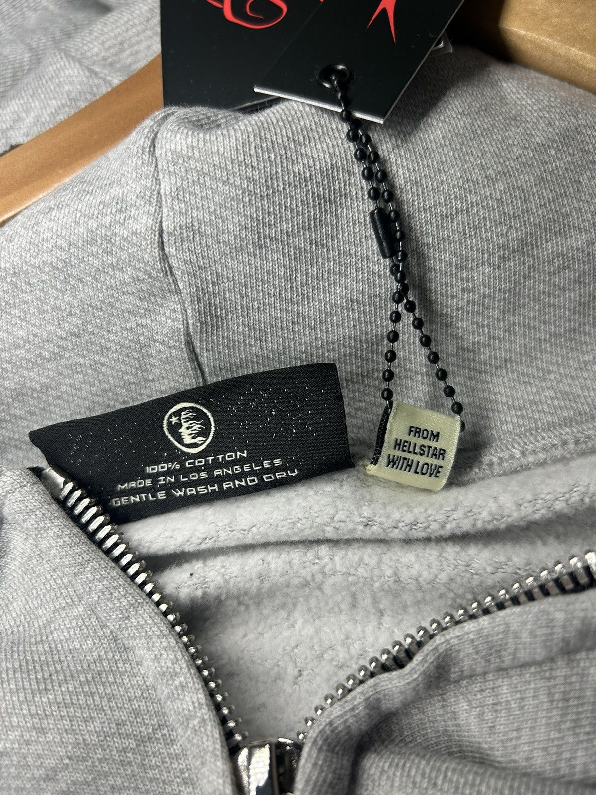 Hellstar yoga zip hoodie