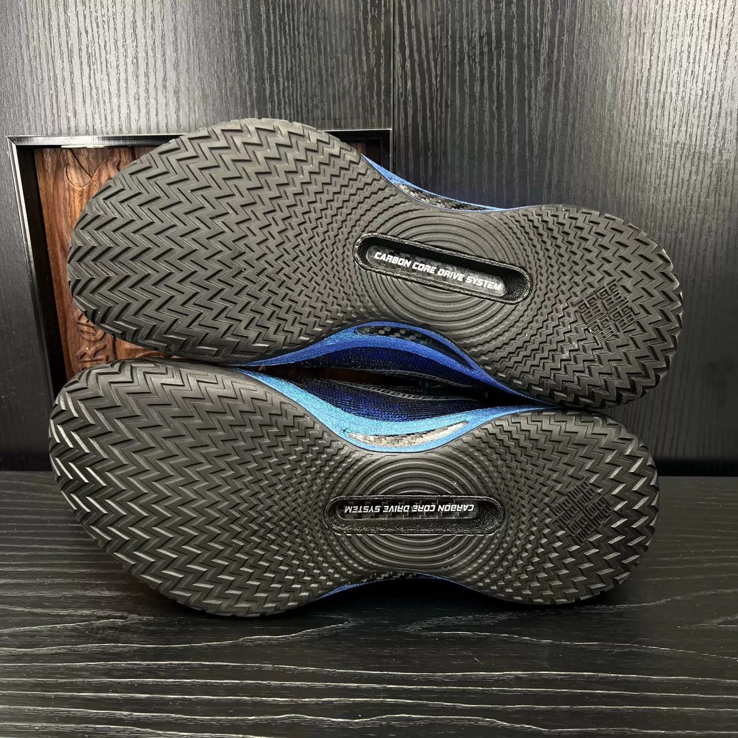 Li-Ning LI-NING Gamma Black/Blue 44 New Size US 11 / EU 44 - 6 Thumbnail