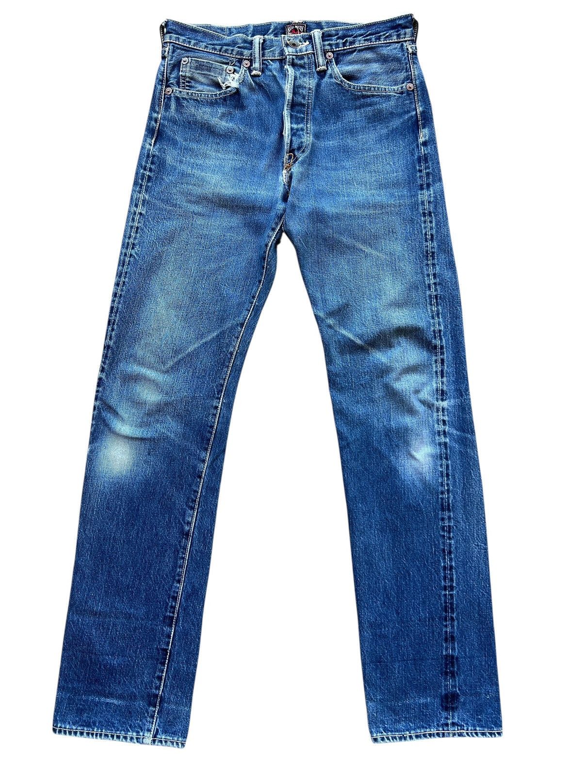 The Real McCoy's Vintage Real Mccoy Japan Selvedge Faded Denim Jeans 30x32 Size US 30 / EU 46 - 2 Thumbnail