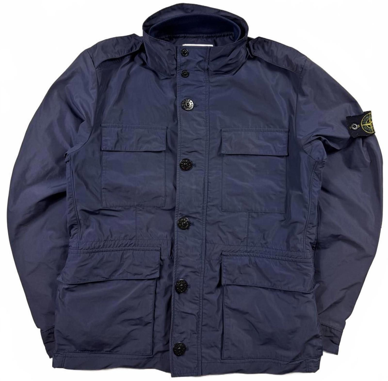 Stone Island Stone Island Micro Reps Field Jacket Blue Medium Size US M / EU 48-50 / 2 - 1 Thumbnail