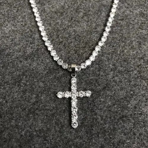 Designer × Jewelry Retro diamond-encrusted chains Size ONE SIZE - 4 Thumbnail