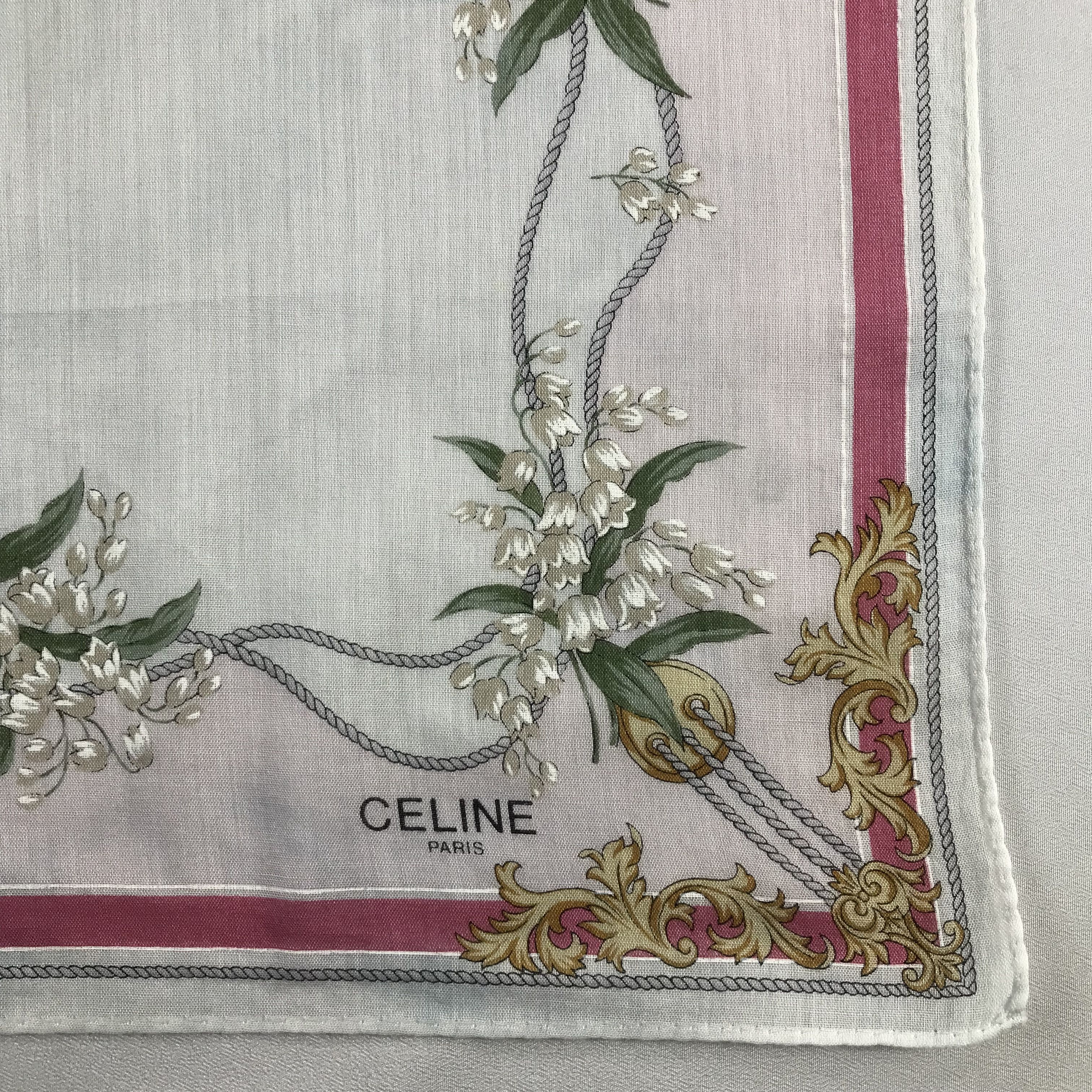 Celine Celine Handkerchief / Bandana / Neckerchief C720 Size ONE SIZE - 5 Thumbnail