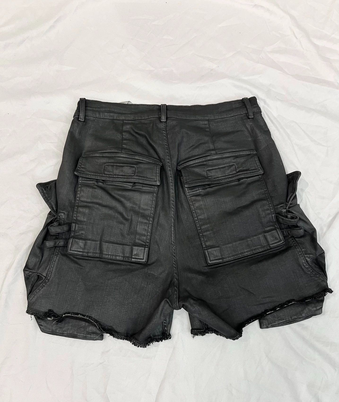 Rick Owens Rick Owens Main line 24ss show waxed shorts-2508 Size US 31 - 2 Thumbnail