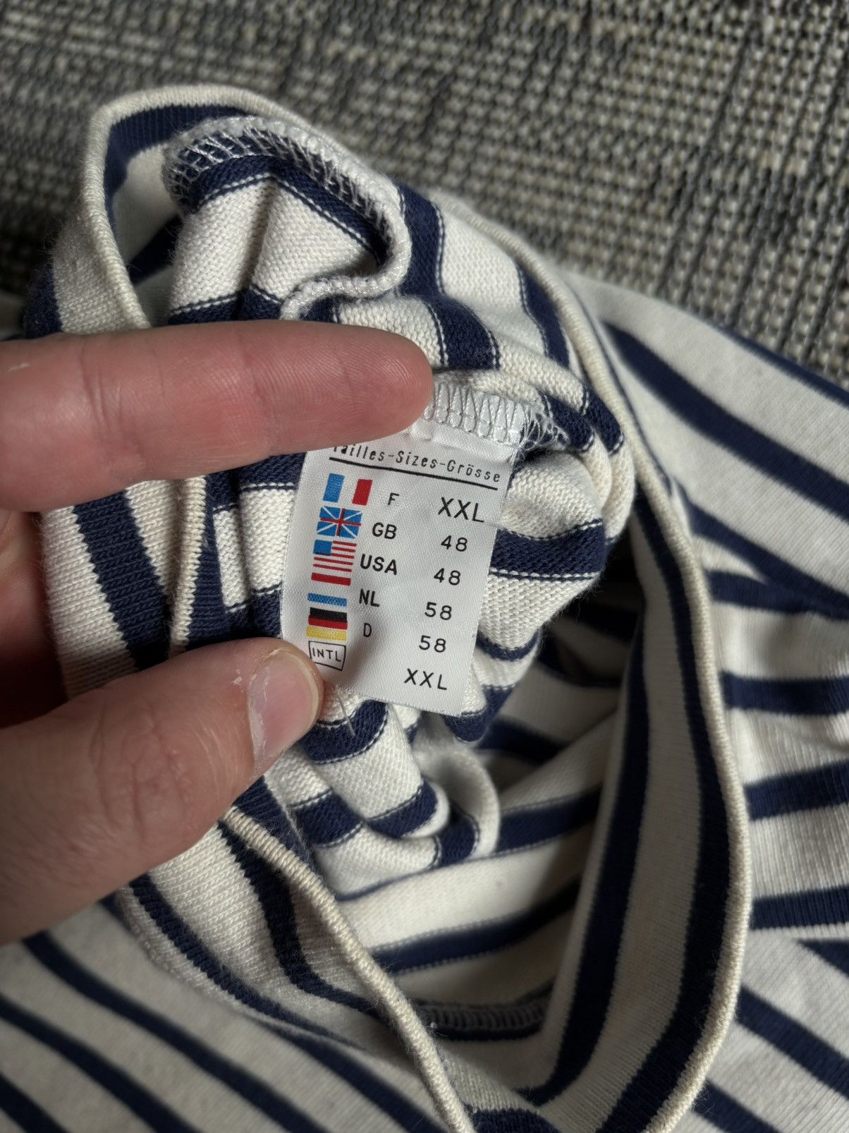 Saint James Saint James Very Rare Vintage France Asap Rocky Sweater Size US XXL / EU 58 / 5 - 7 Thumbnail