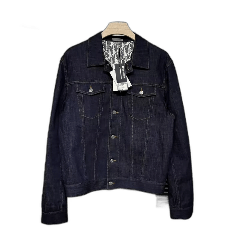 Dior DIOR Denim Jacket with Interior Print-2506 Size US L / EU 52-54 / 3 - 1 Thumbnail