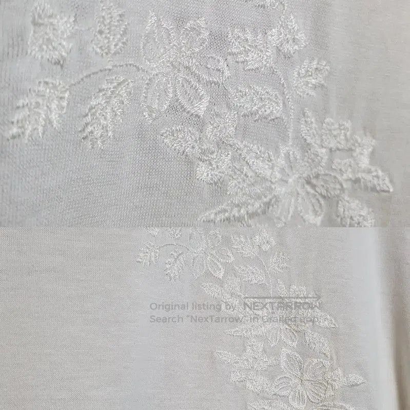 Dior Dior Long Sleeve Embroidered Cotton T. Size M / US 6-8 / IT 42-44 - 4 Thumbnail