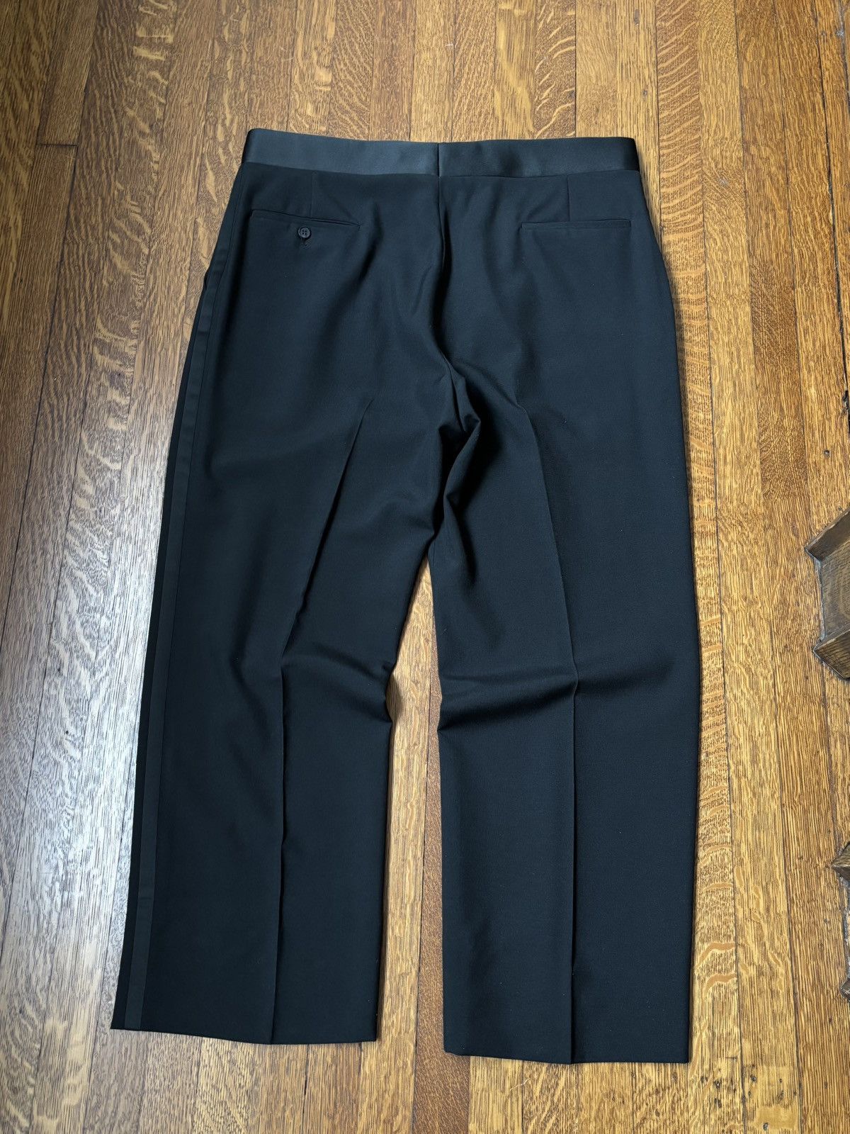 Vintage 90s Vintage Tuxedo 1990s 2-Piece Suit Set Black Tux Formal L Size 44R - 10 Thumbnail