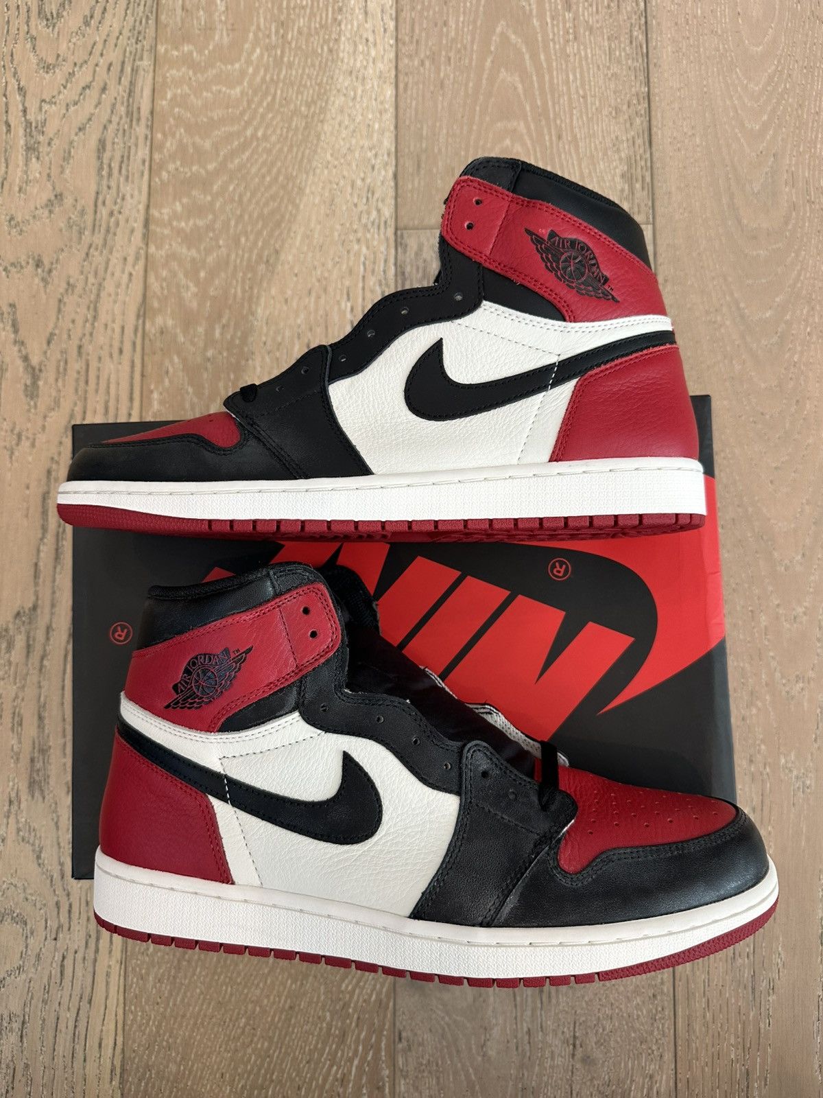 Jordan Brand Jordan 1 Retro High Bred Toe Size US 13 / EU 46 - 4 Thumbnail