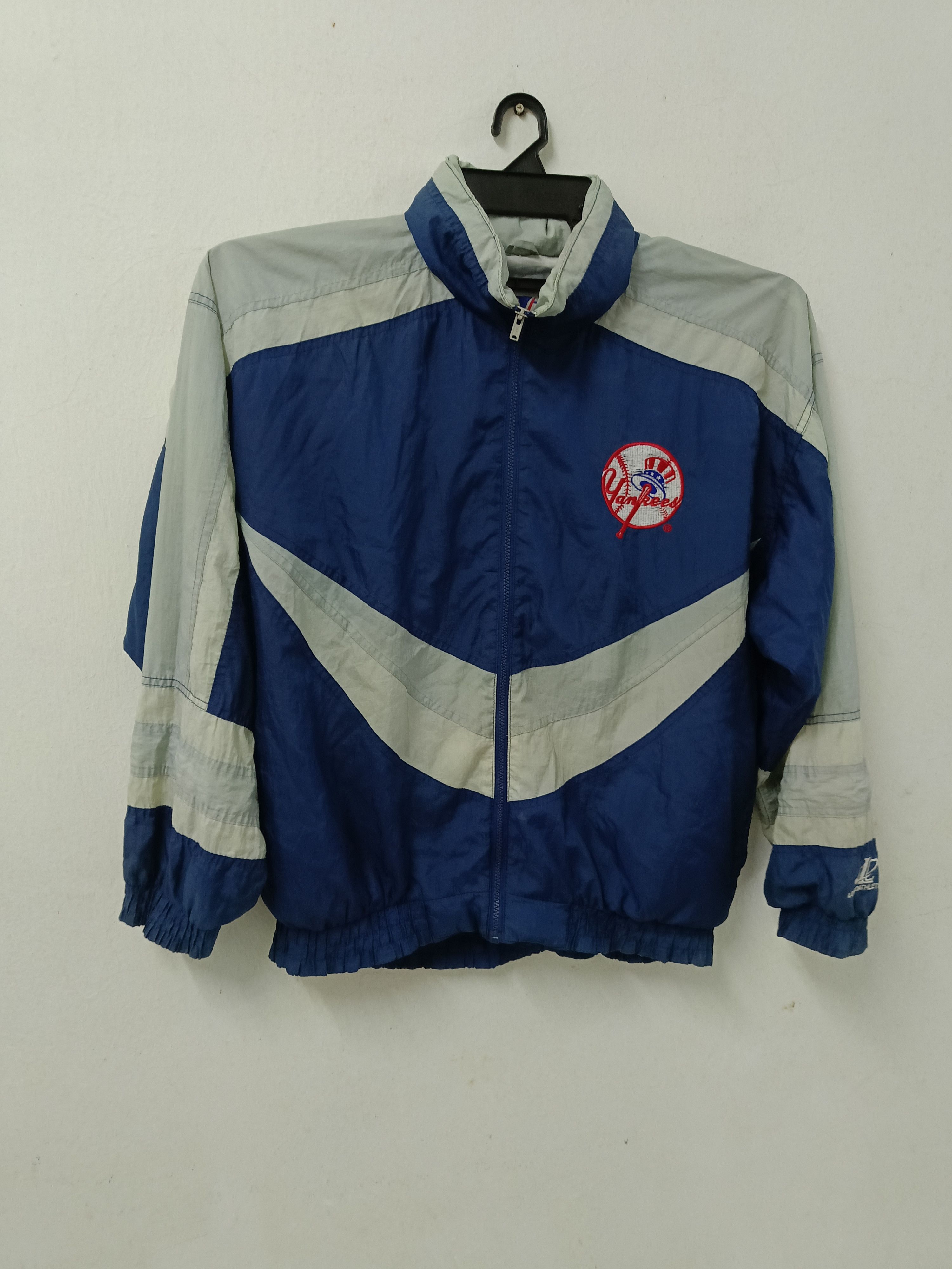 Logo 7 × New York Yankees × Vintage NY Yankees Vtg 90s Logo Athletic jacket Size US L / EU 52-54 / 3 - 5 Thumbnail