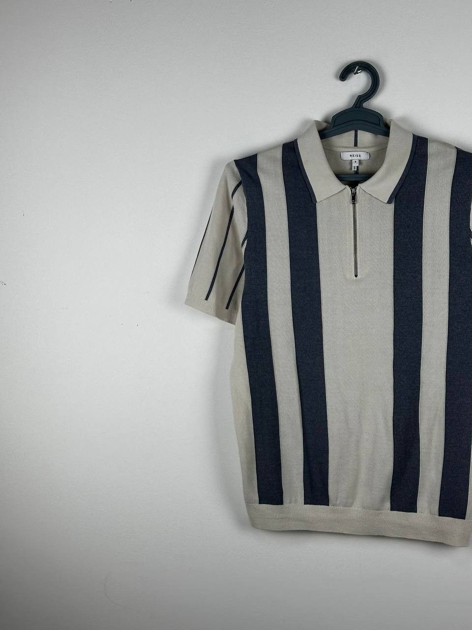 Reiss Reiss Knitted Stripped Zip Polo Summer Size S Size US S / EU 44-46 / 1 - 2 Thumbnail