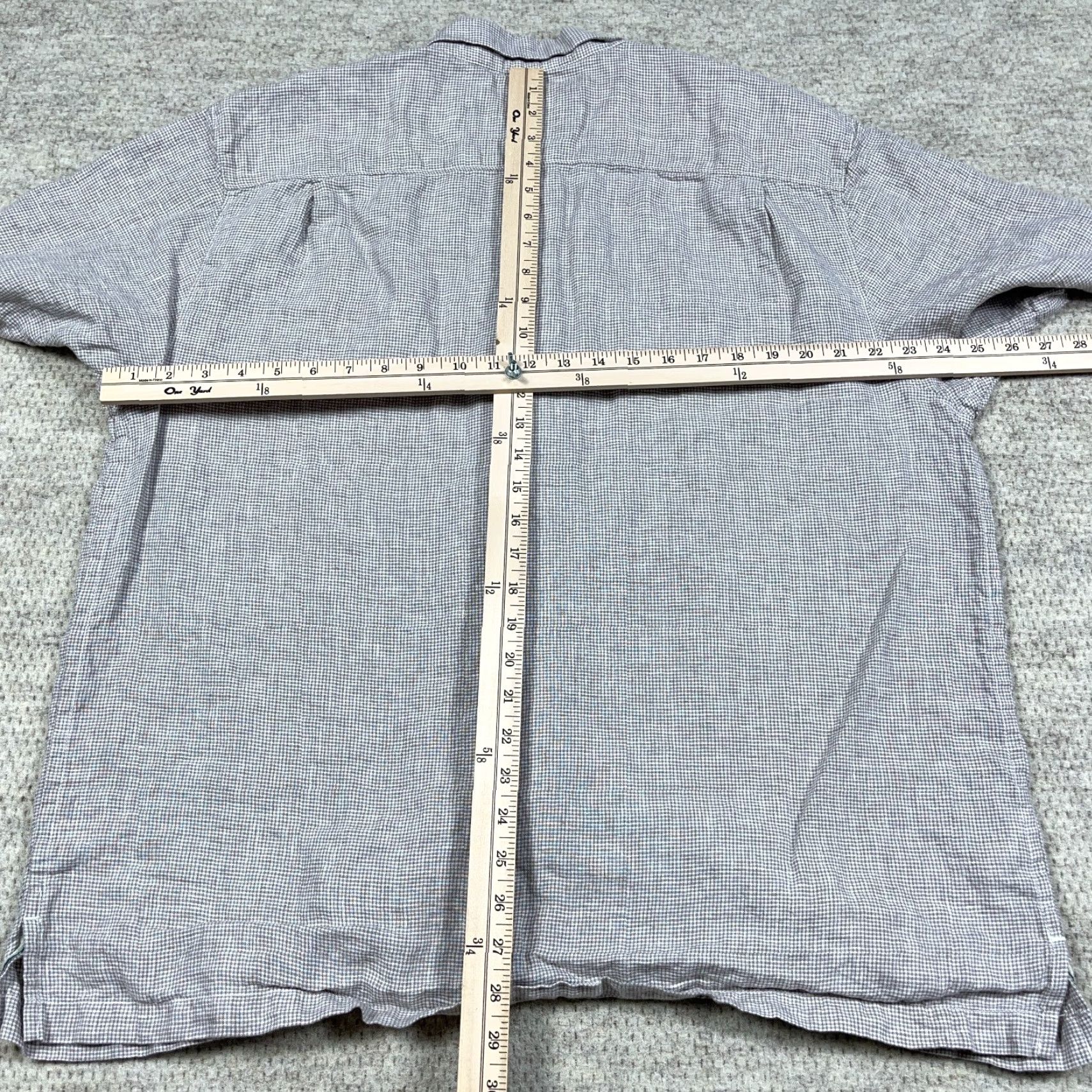 Tommy Bahama Tommy Bahama Shirt Men XL Gray Linen Button Up Floral Hawaiian Camp Beach Adult Size US XL / EU 56 / 4 - 7 Thumbnail