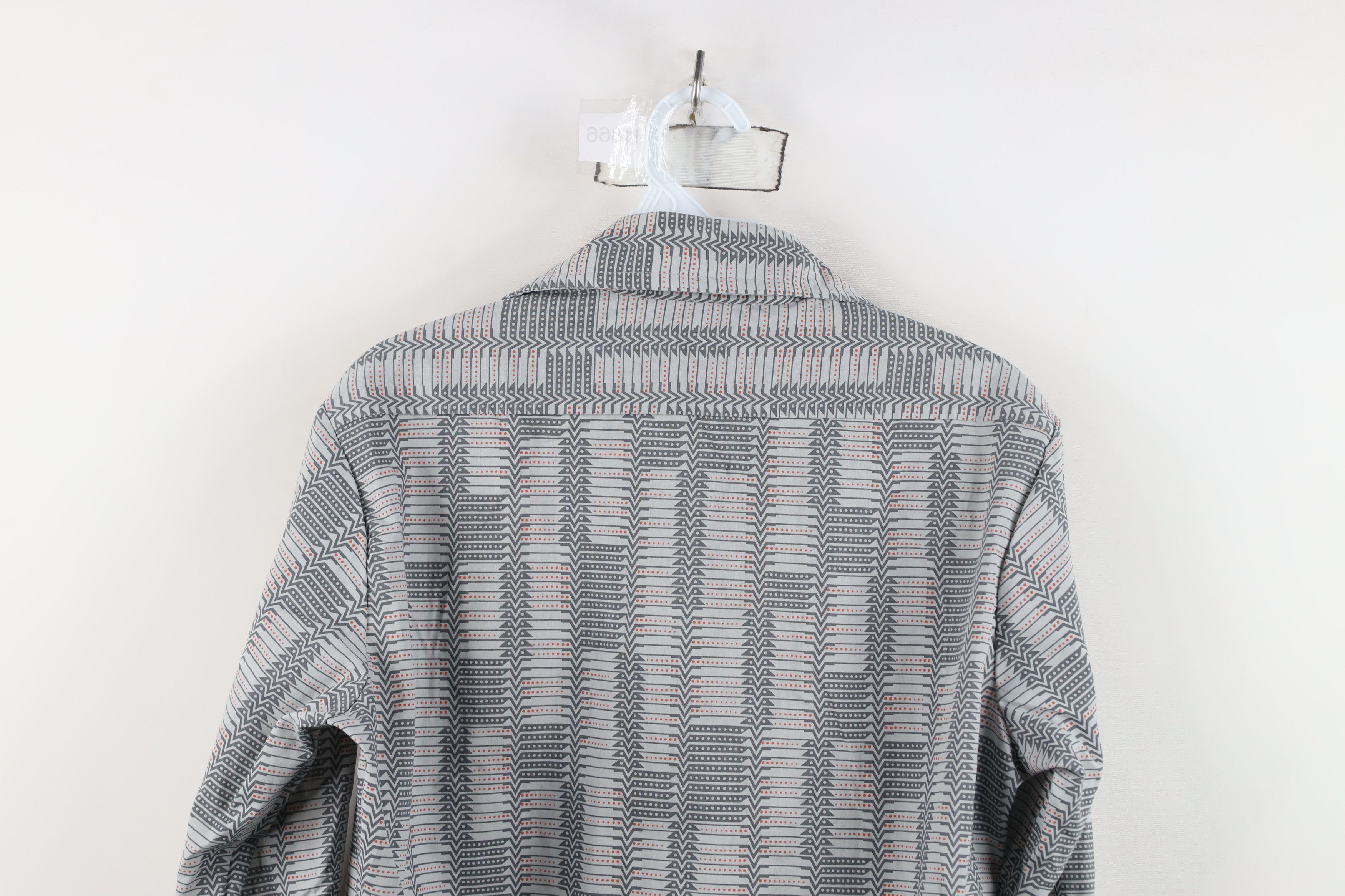 Vintage Vintage 70s Streetwear Geometric Disco Collared Button Shirt Size US M / EU 48-50 / 2 - 12 Thumbnail