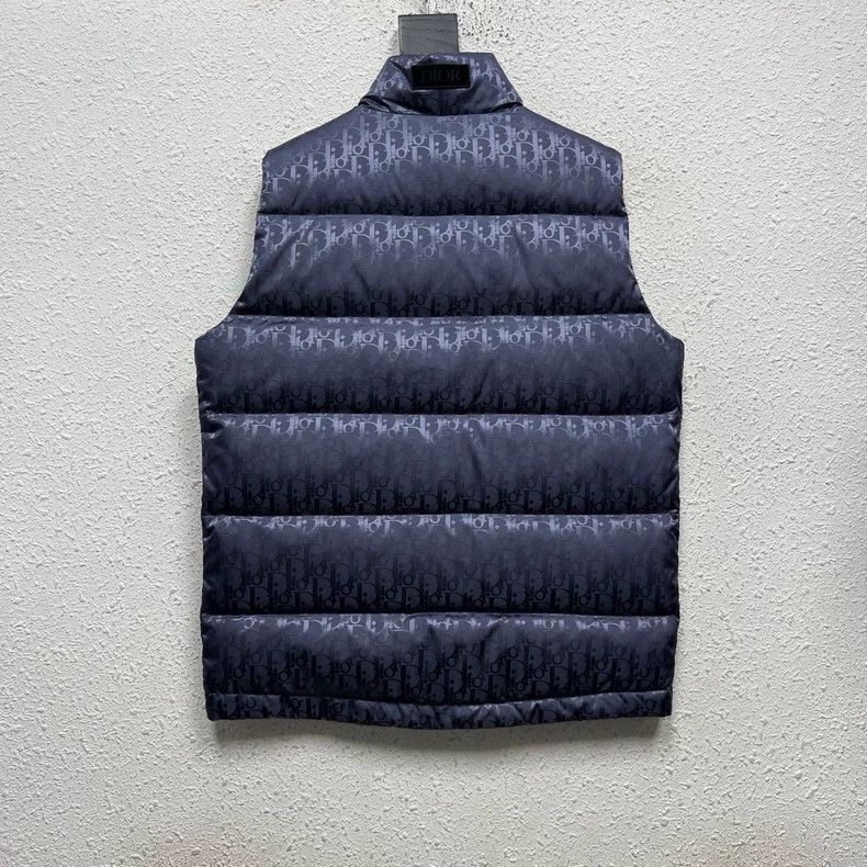 Dior Dior Monogram Logo Puffer Down Vest Size US M / EU 48-50 / 2 - 2 Thumbnail