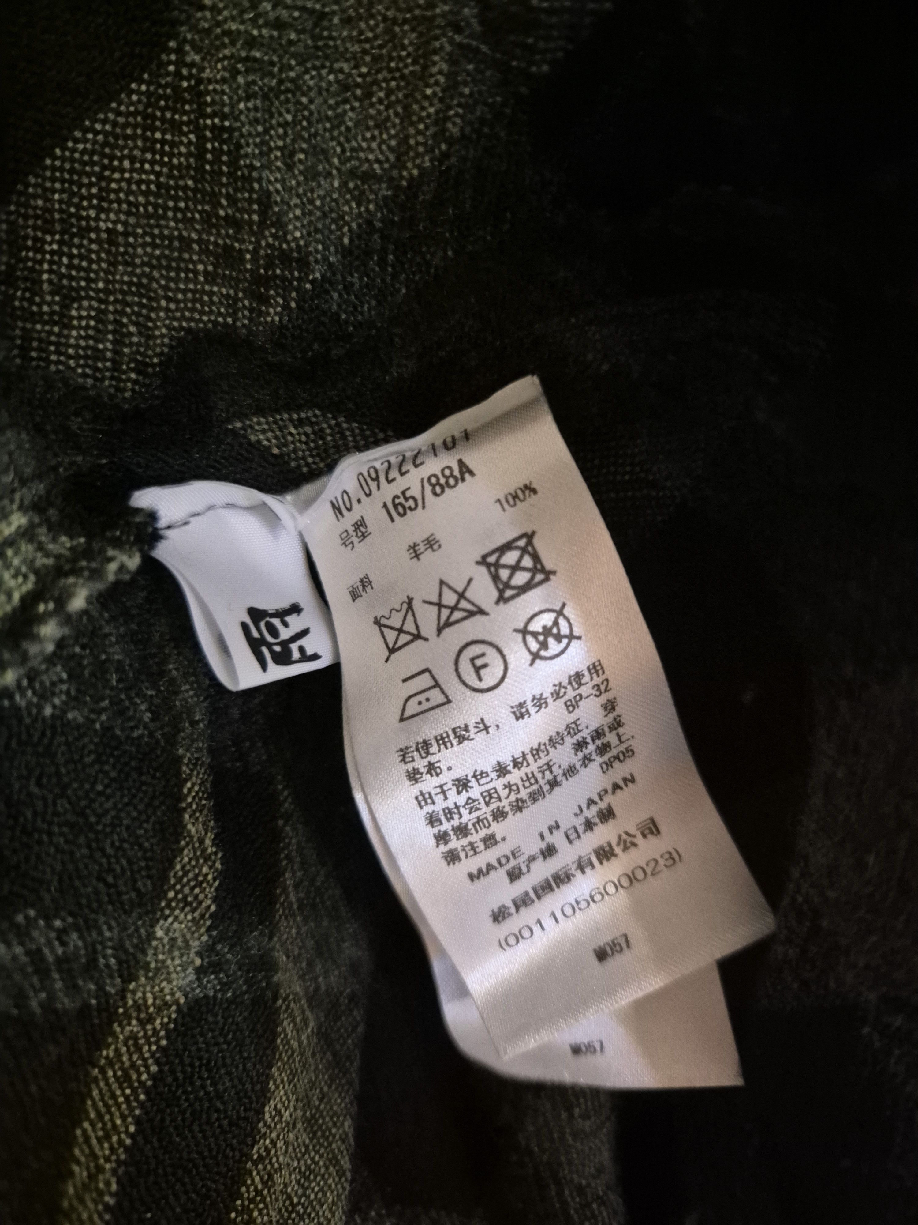 Japanese Brand Ji U Sensounico Matsuo International 100% Wool Plaid Dress Size M / US 6-8 / IT 42-44 - 6 Thumbnail