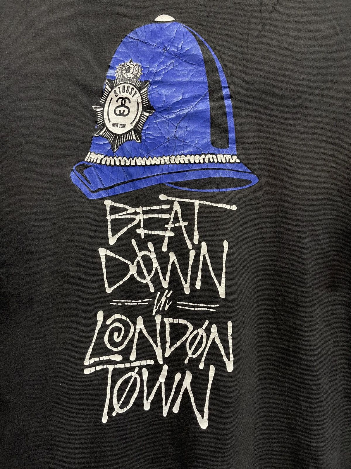 Stussy Vintage Y2K Stussy " Beat Down London Town "🔥🔥🔥 Size US L / EU 52-54 / 3 - 6 Thumbnail