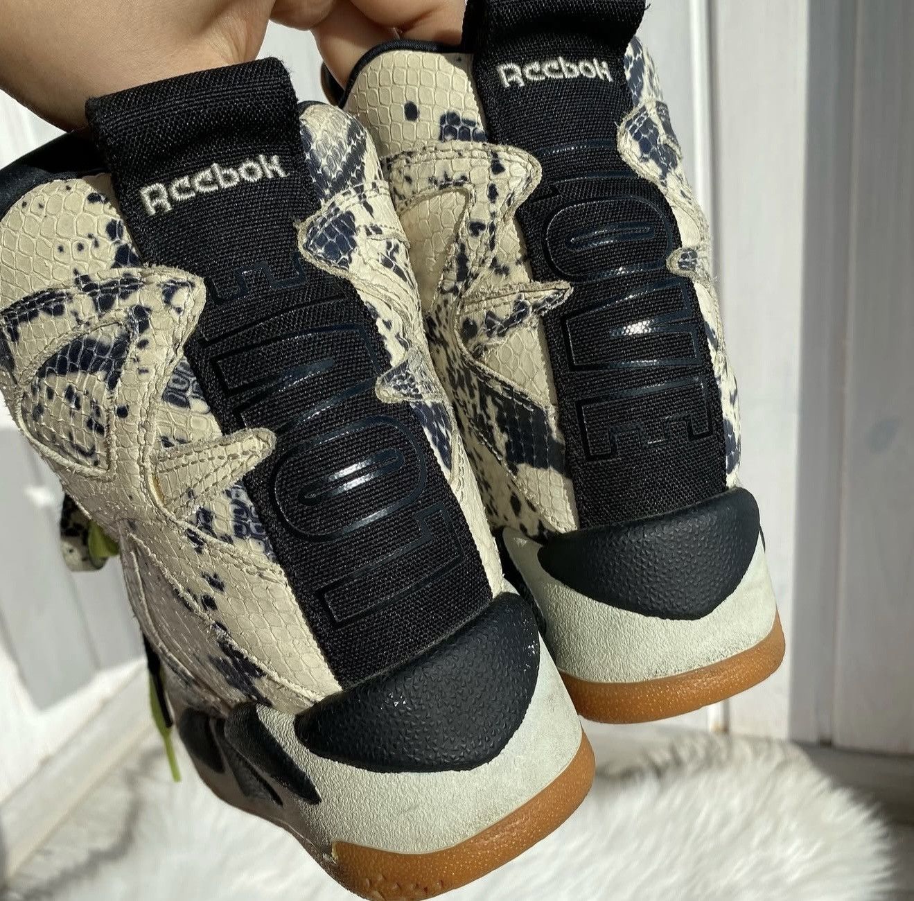 Reebok Reebok x Melody Ehsani Snake Print Wedge Sneakers Size US 7 / IT 37 - 5 Thumbnail