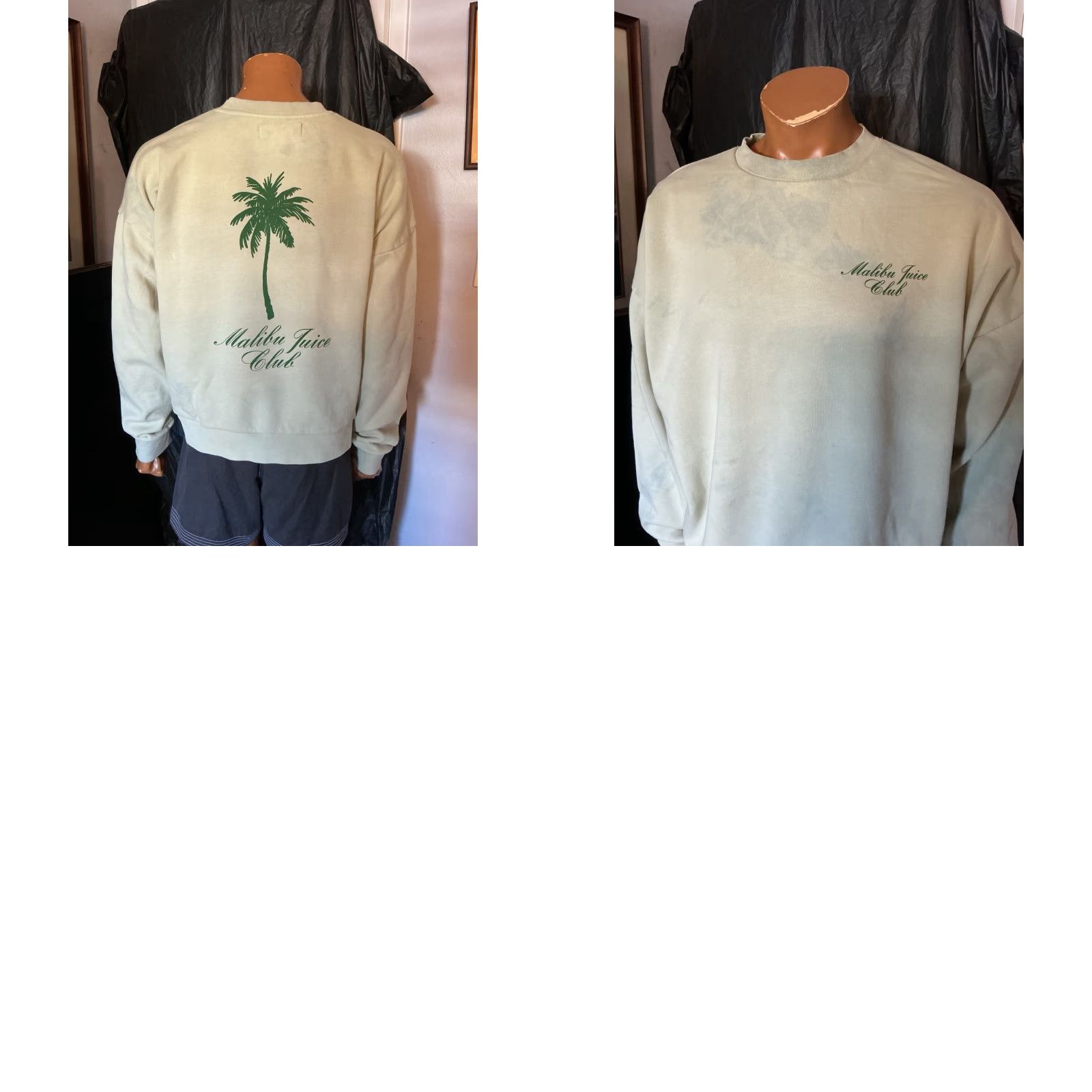 Vintage VINTAGE Malibu Juice Club Crosscreek Honeydew Palm Tree Crewneck Pullover Sweatshirt XL Size US XL / EU 56 / 4 - 10 Thumbnail