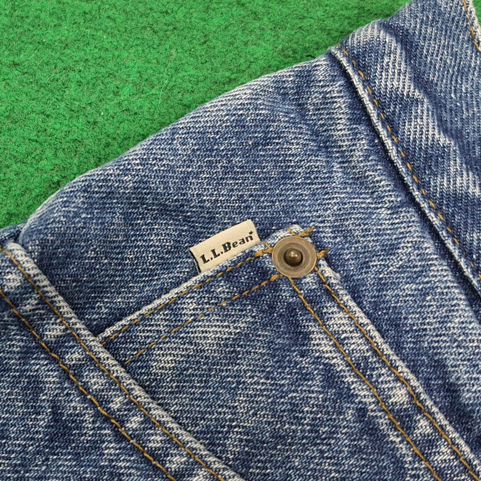 L.L. Bean Vintage L.L. Bean Classic Fleece Lines Jeans C280N1 Size US 33 - 5 Thumbnail