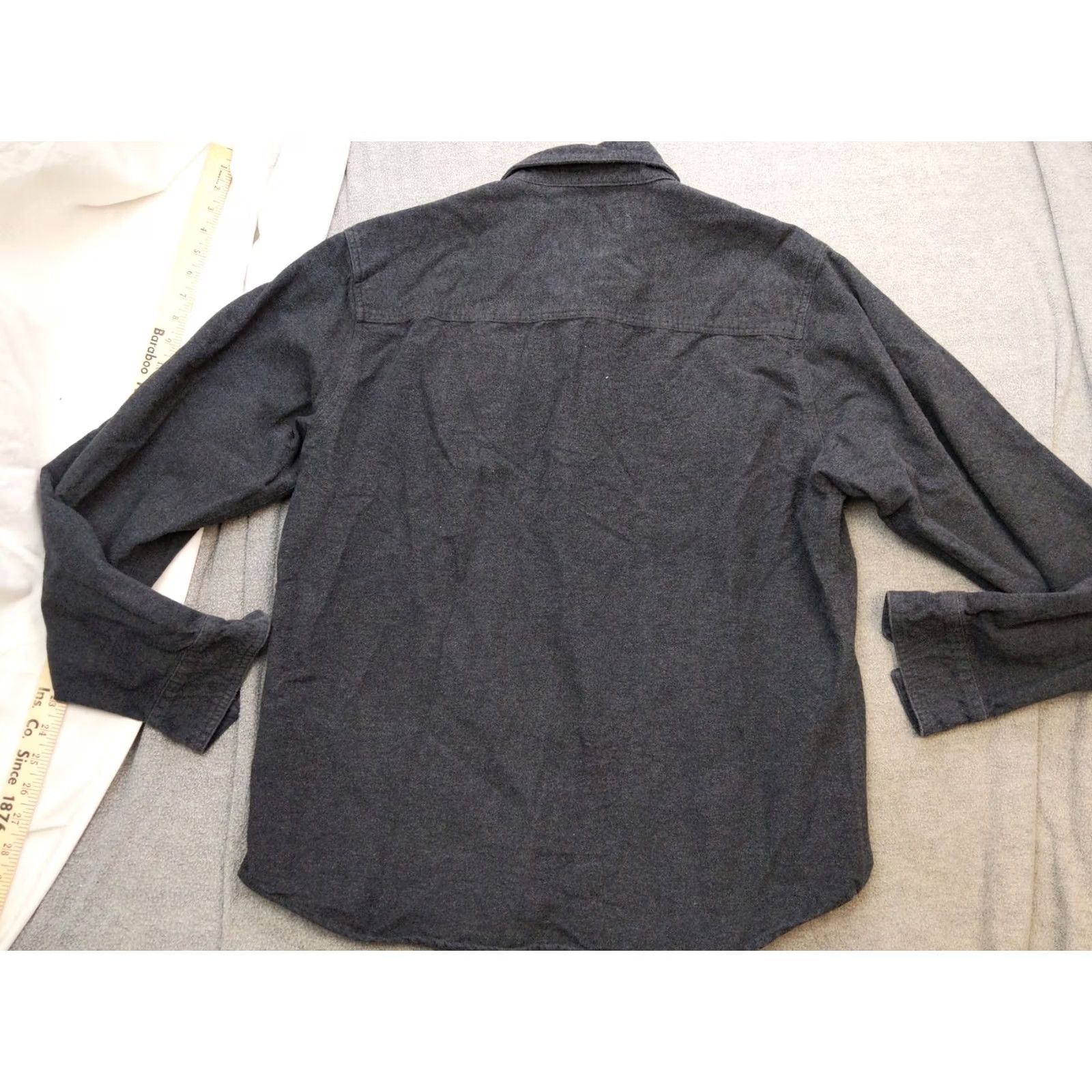 Vintage VINTAGE Grizzly Mountain Shirt Mens L Gray Flannel Chamios Deerskin Button Up Size US L / EU 52-54 / 3 - 6 Thumbnail