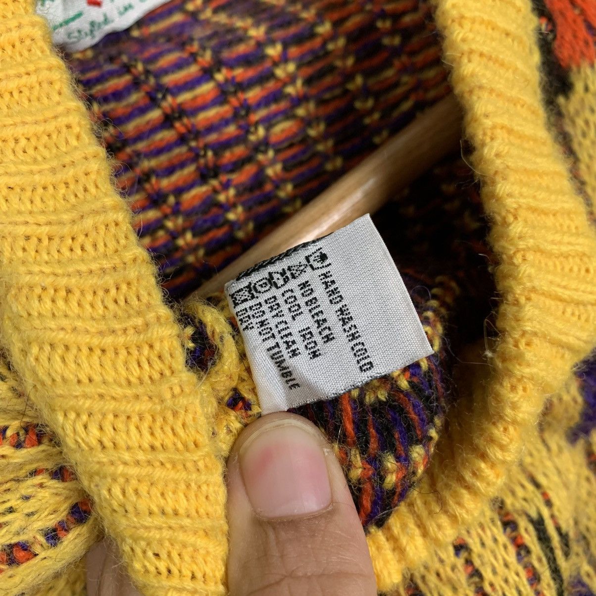 Benetton Vintage 80s Benetton Full Print Knitwear Sweater Size US M / EU 48-50 / 2 - 13 Thumbnail