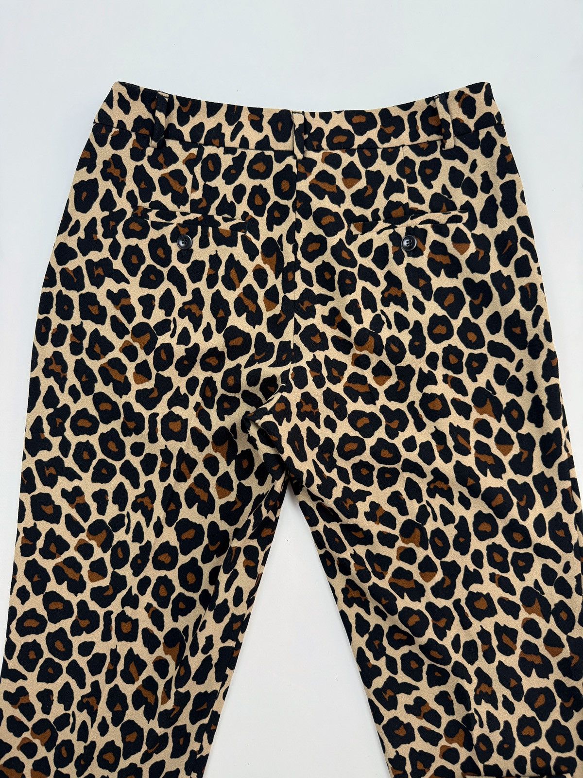 Weekend Max Mara Weekend Max Mara Cheetah Animal Print Capri Cropped Trousers Size 30" / US 8 / IT 44 - 7 Thumbnail