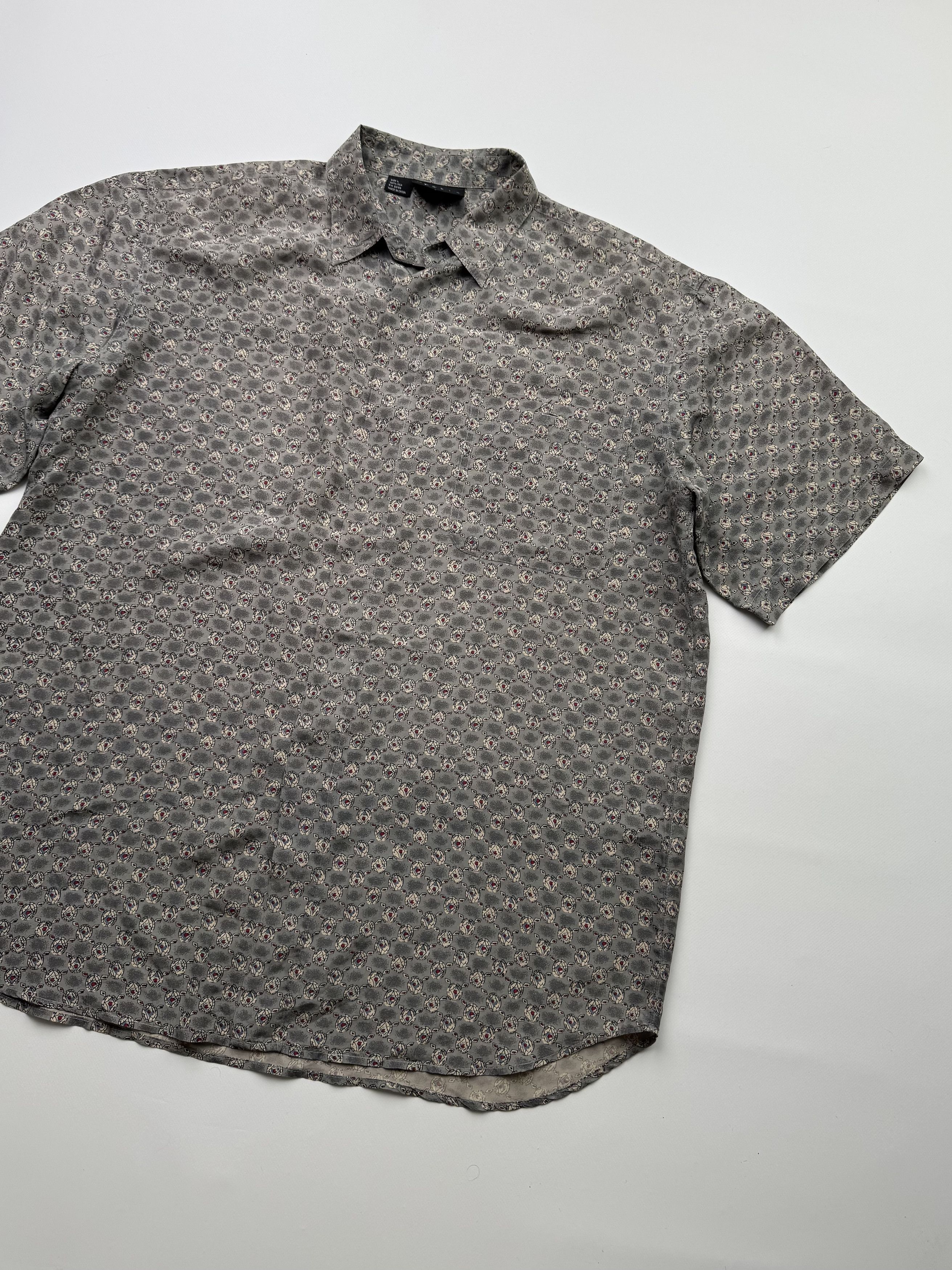 Vintage Vintage Silk Shirt B617(V403)E2 Size US L / EU 52-54 / 3 - 3 Thumbnail