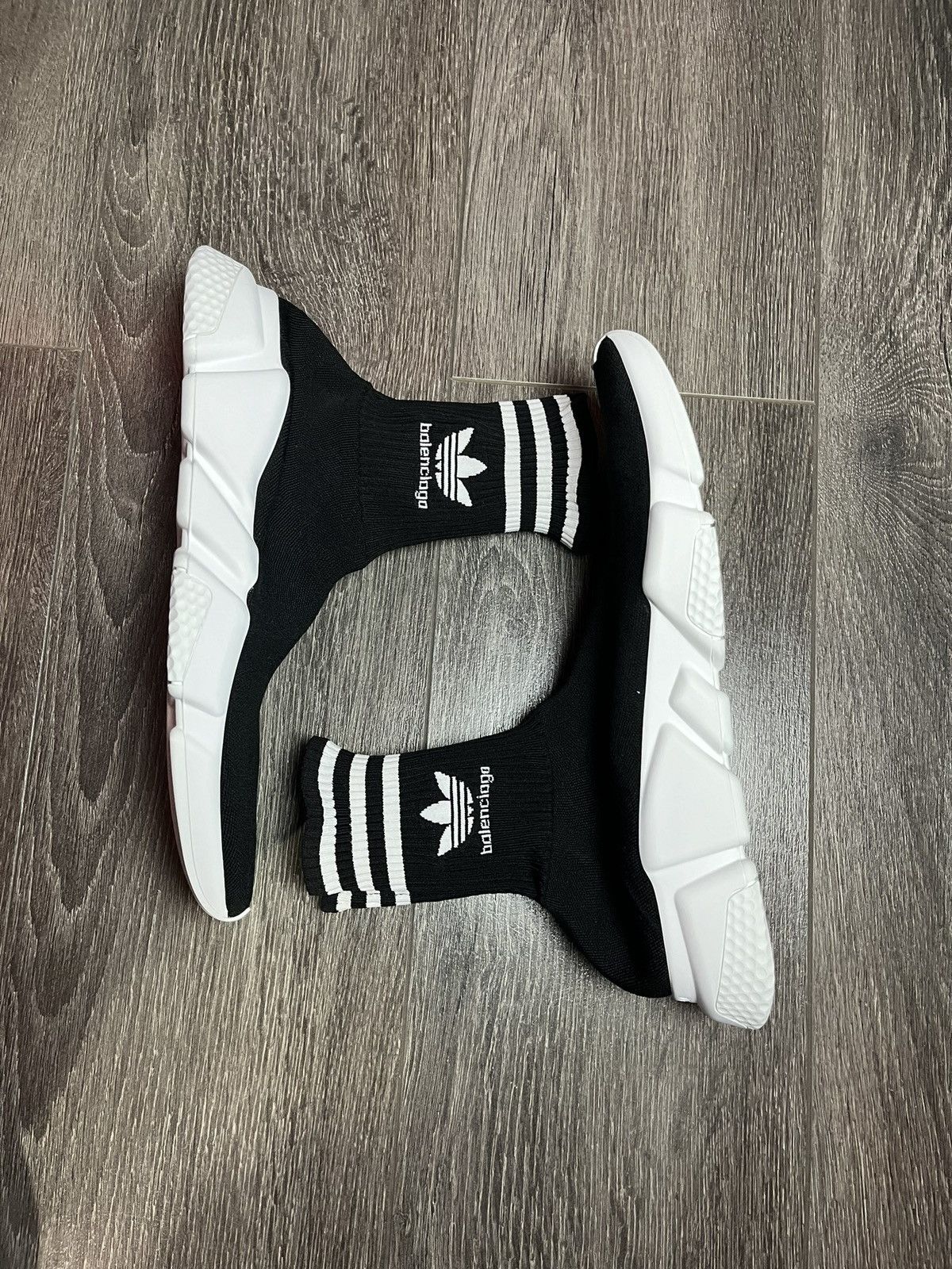 Adidas × Balenciaga Balenciaga x Adidas Speed Trainer Sock Sneaker - Size 11 Size US 12 / EU 45 - 3 Thumbnail