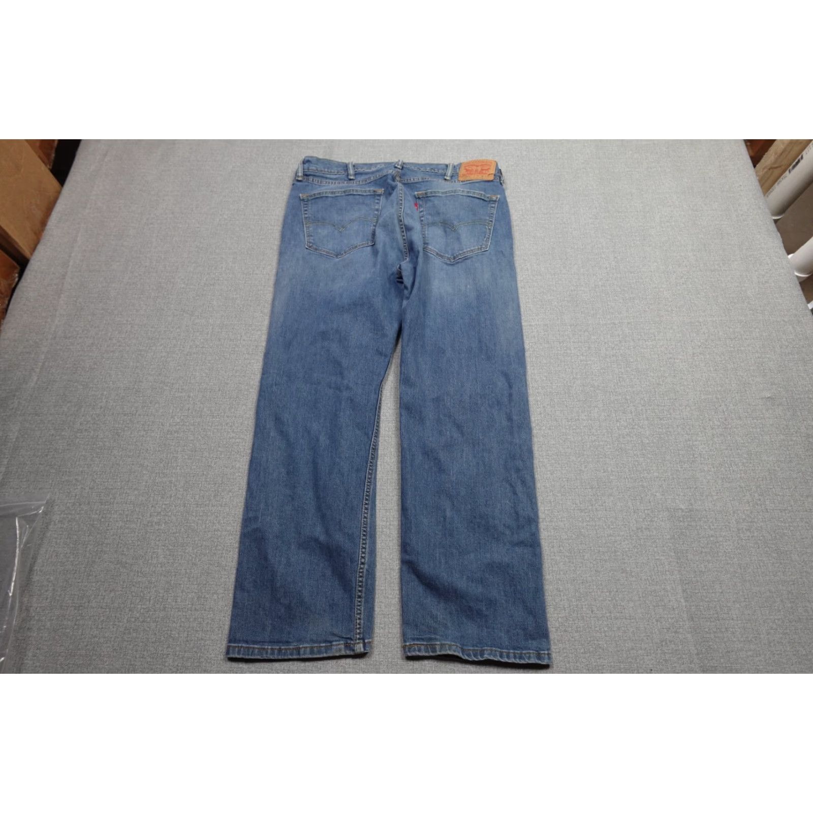 Levi's Levi's 505 Regular Jeans Mens 36x28 Blue Straight Dark Wash Rancher Western Jeans Size US 36 / EU 52 - 5 Thumbnail